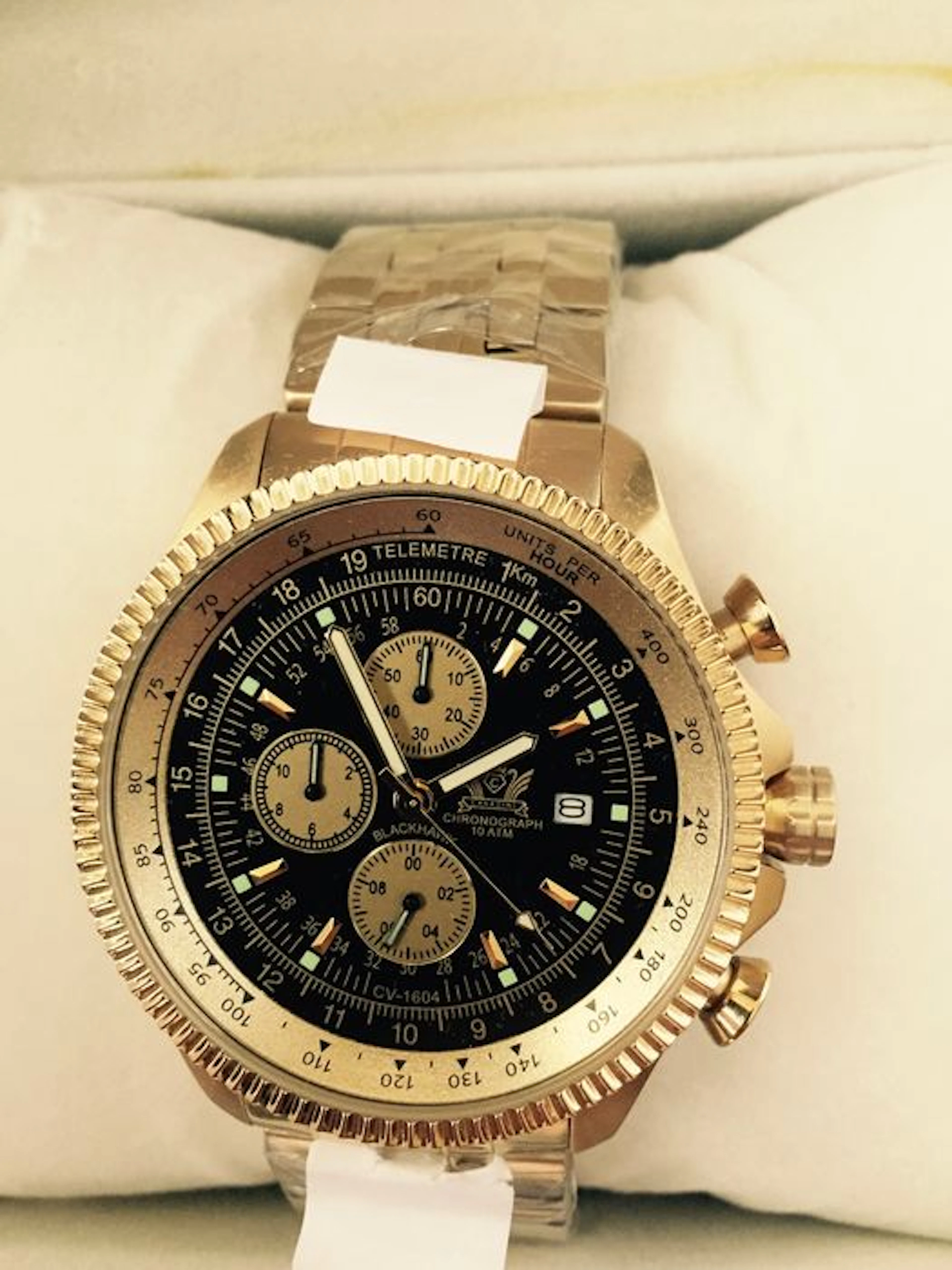 Cavadini "Black Hawk Pilot-Chronograph" – men's wristwatch – 2015