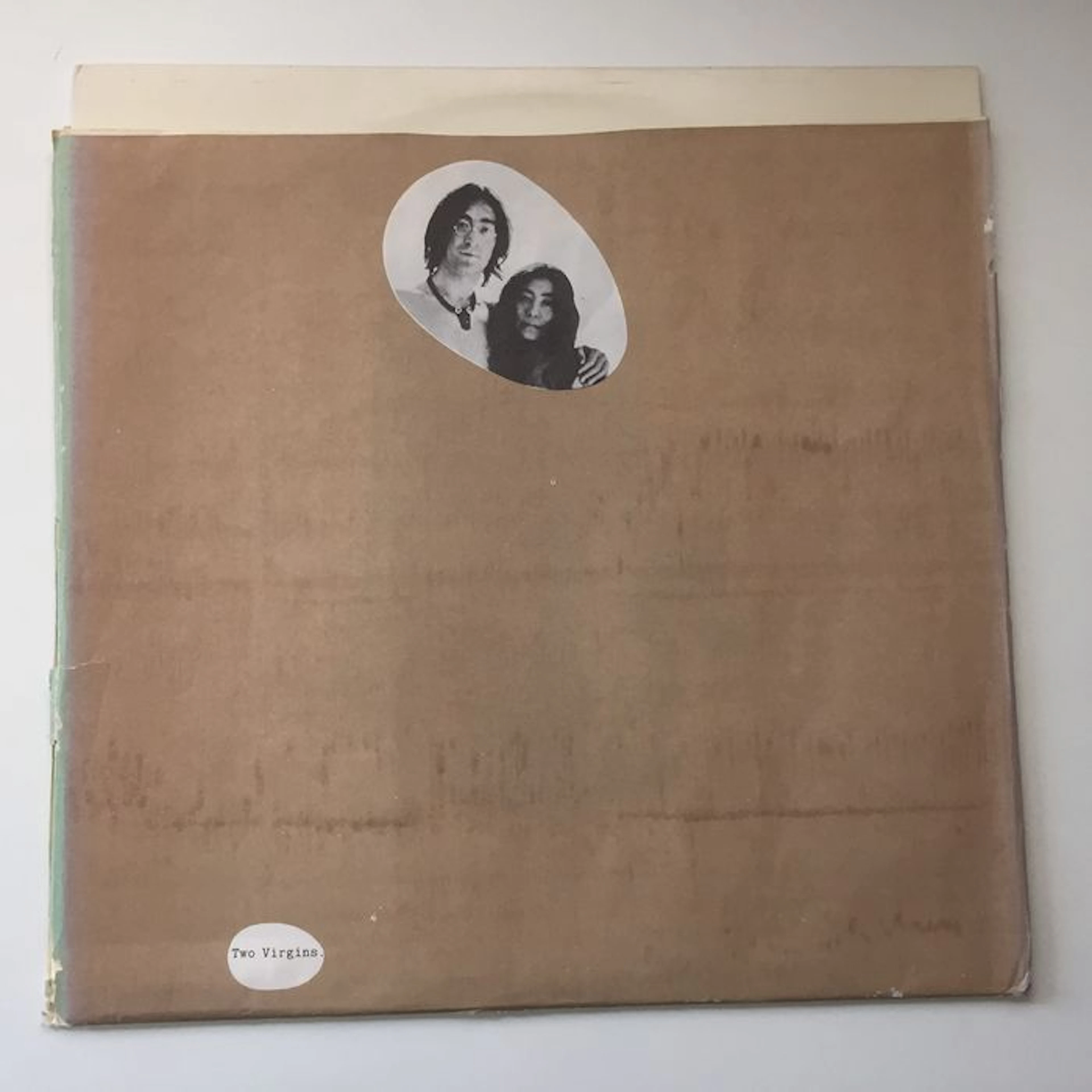 Yoko Ono / John Lennon "Two Virgins" USA Apple/Tetragrammaton original pressing in censor sleeve