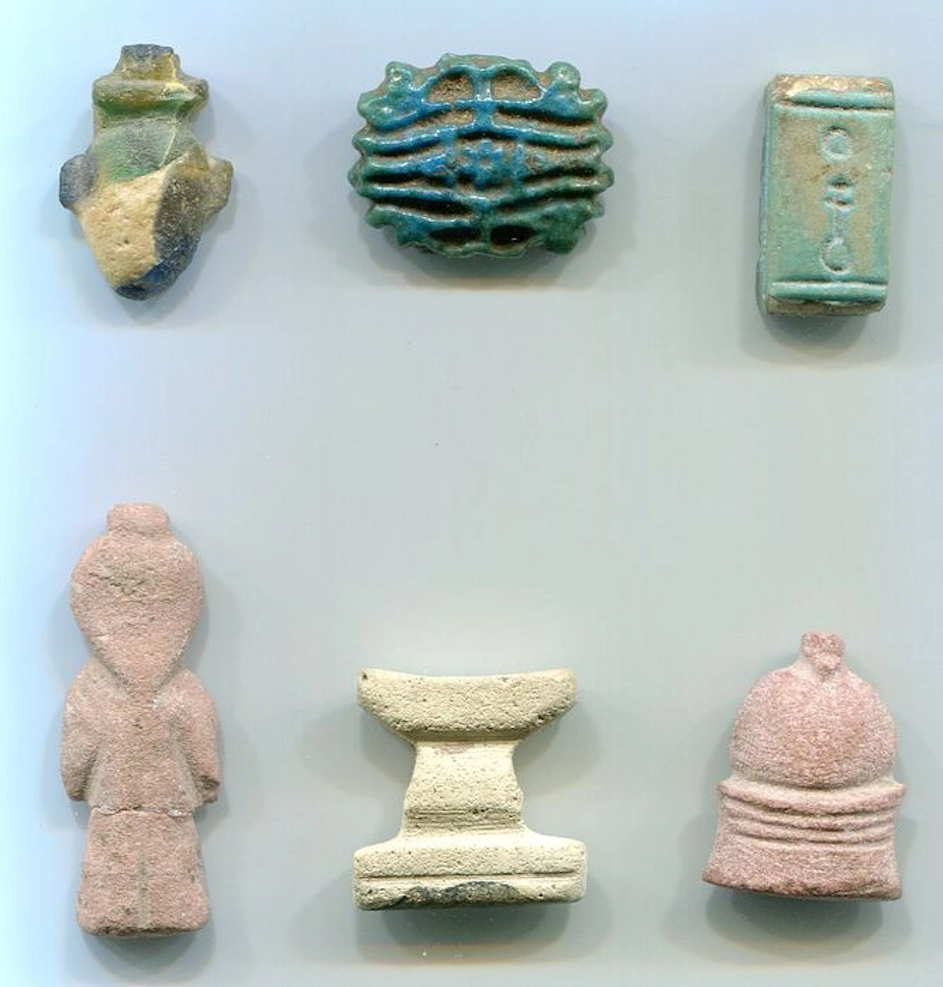 EGYPT - Lot of 6 amulets New Empire / Late Period (6)