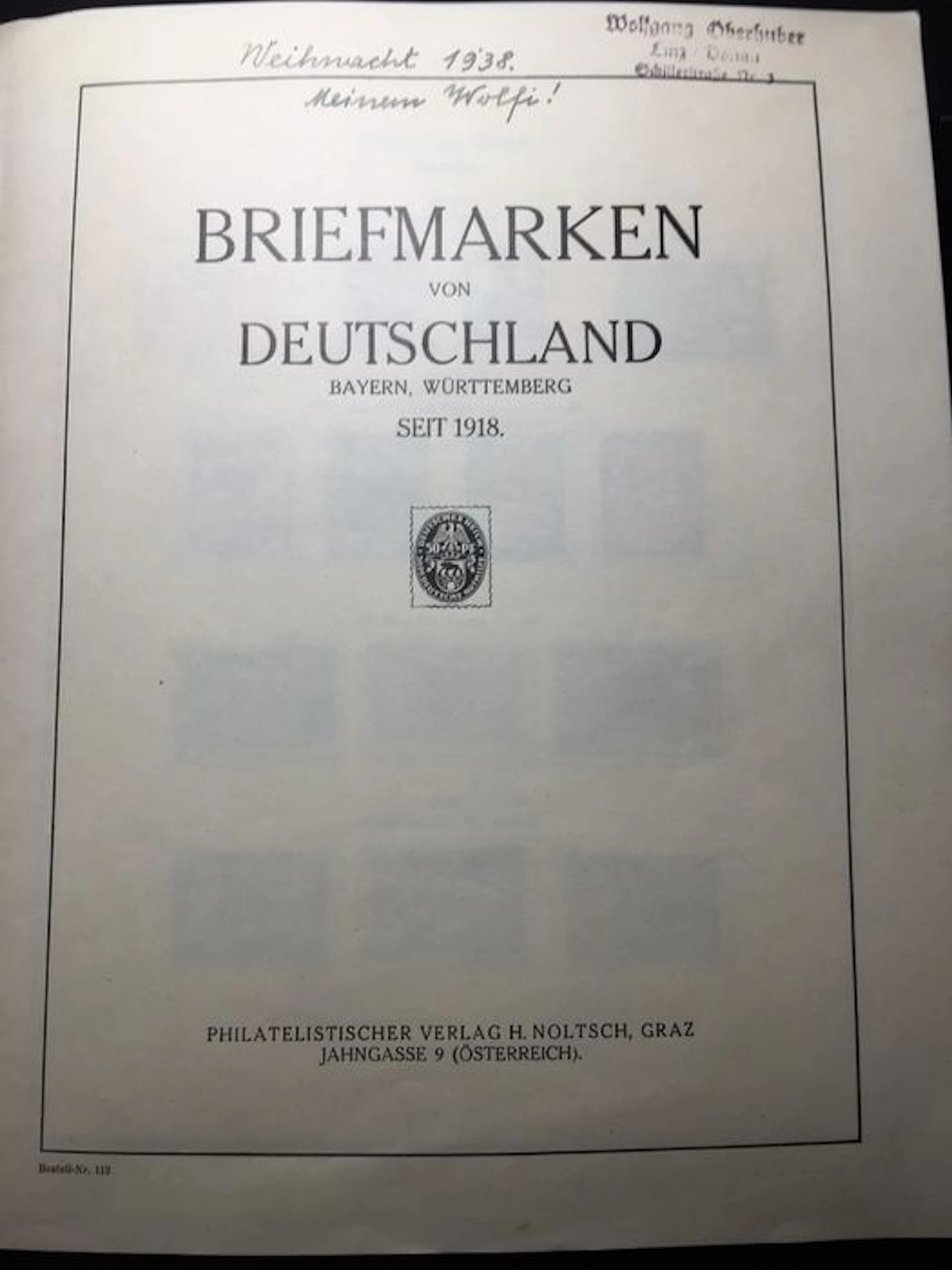 Deutsches Reich und Bayern 1919/1945 - Sammlung in Briefmarkenalbum