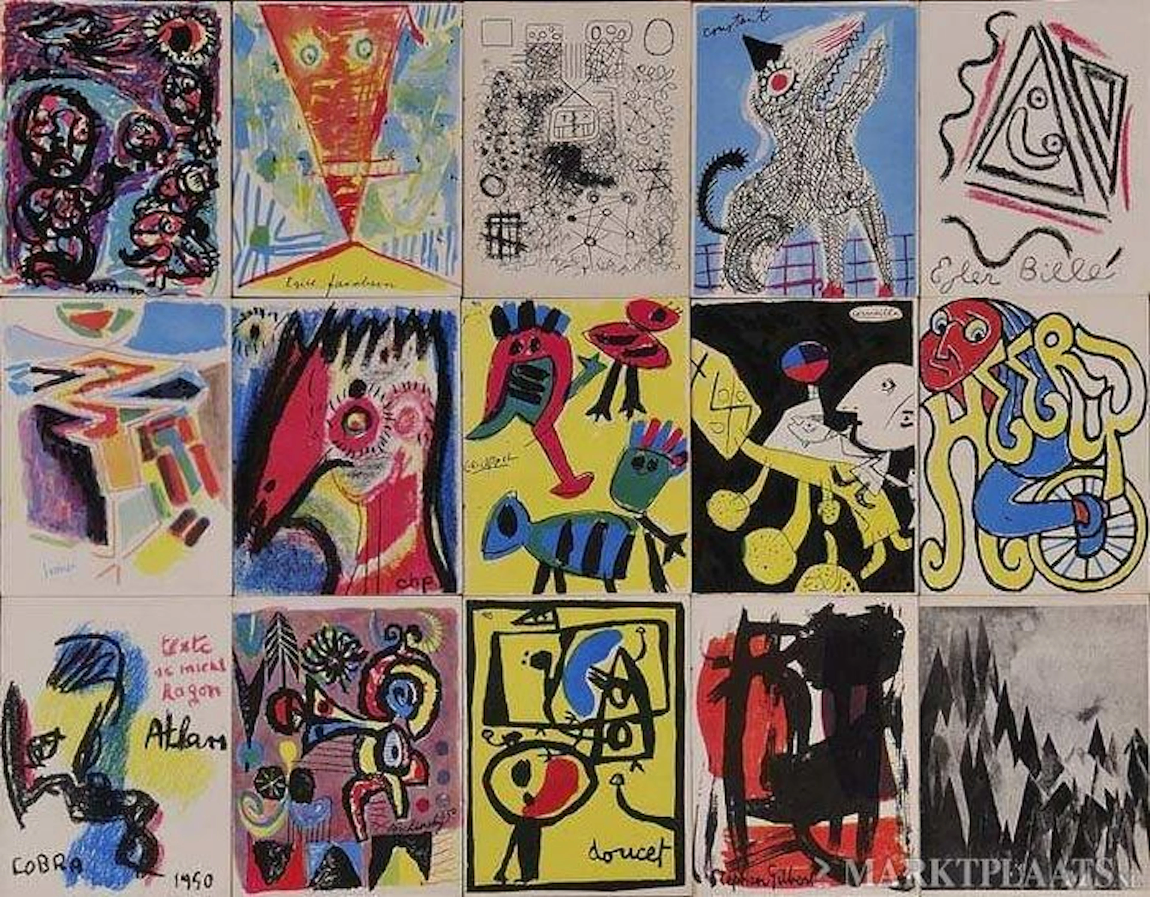 Cobra Bibliotheque, Les Artistes Libres, Red