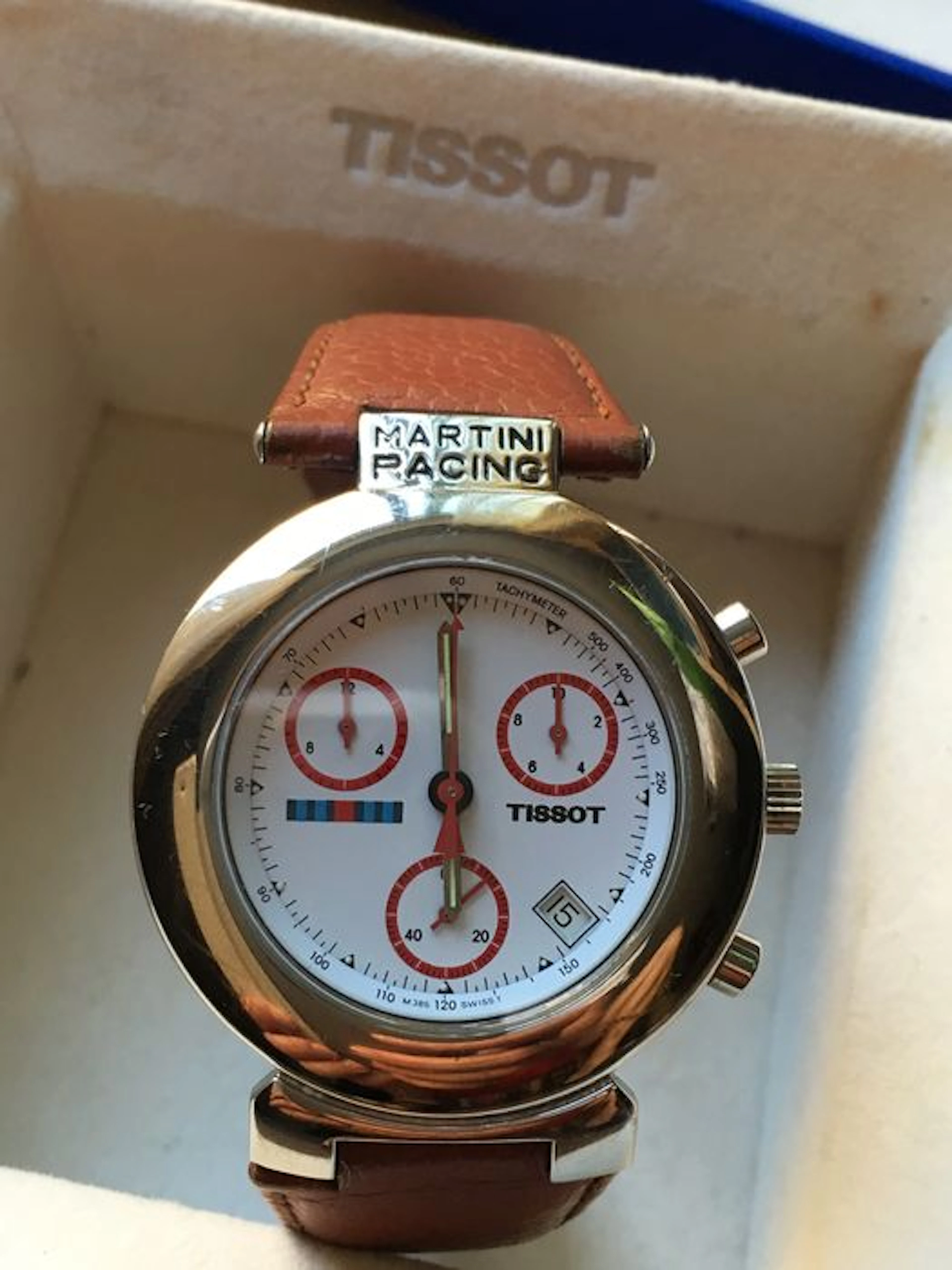 TISSOT Martini Racing. Men's wristwatch, 1980s