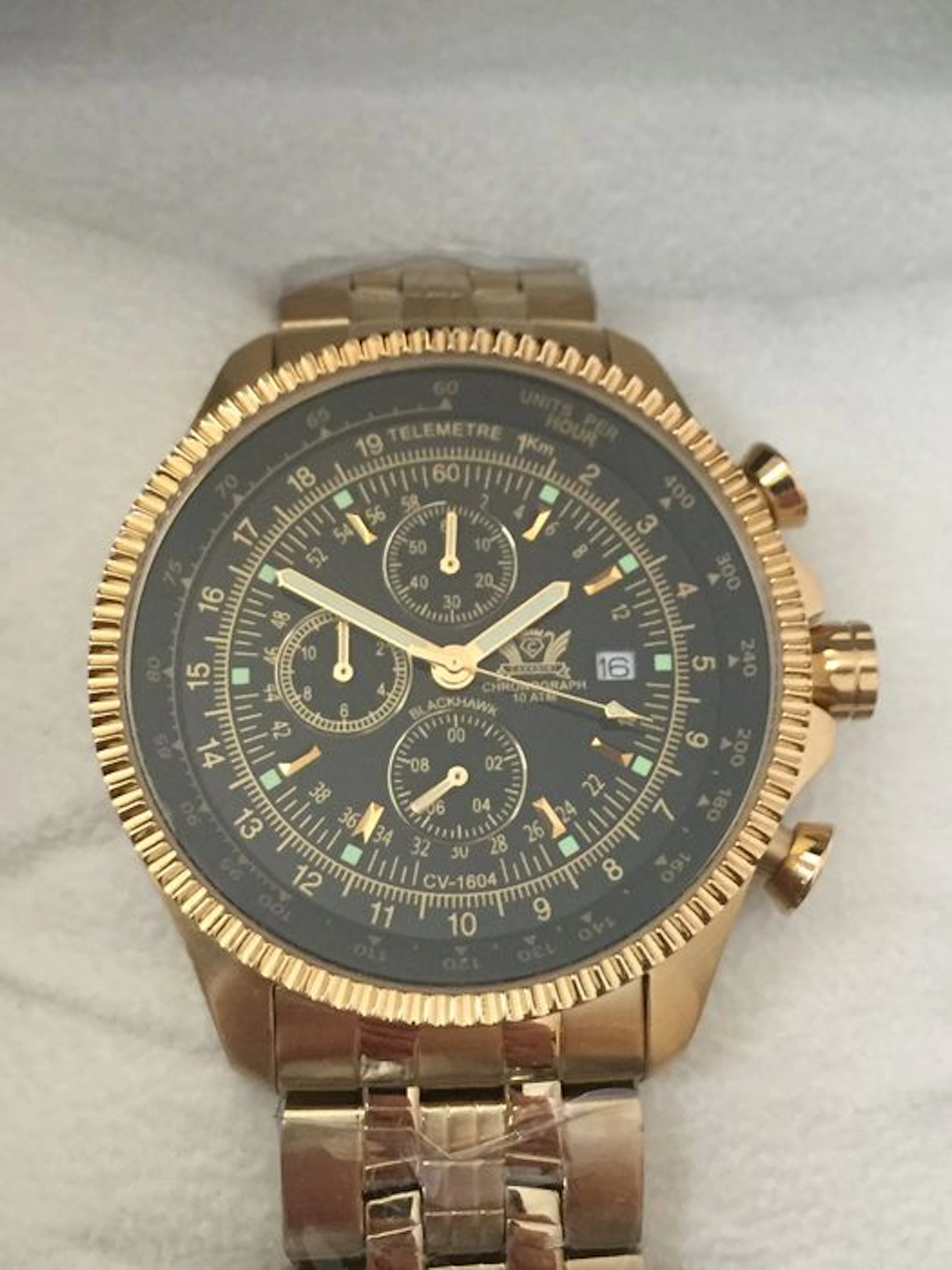 Cavadini "Black Hawk Aviator -Chronograph" – men's wristwatch – 2016