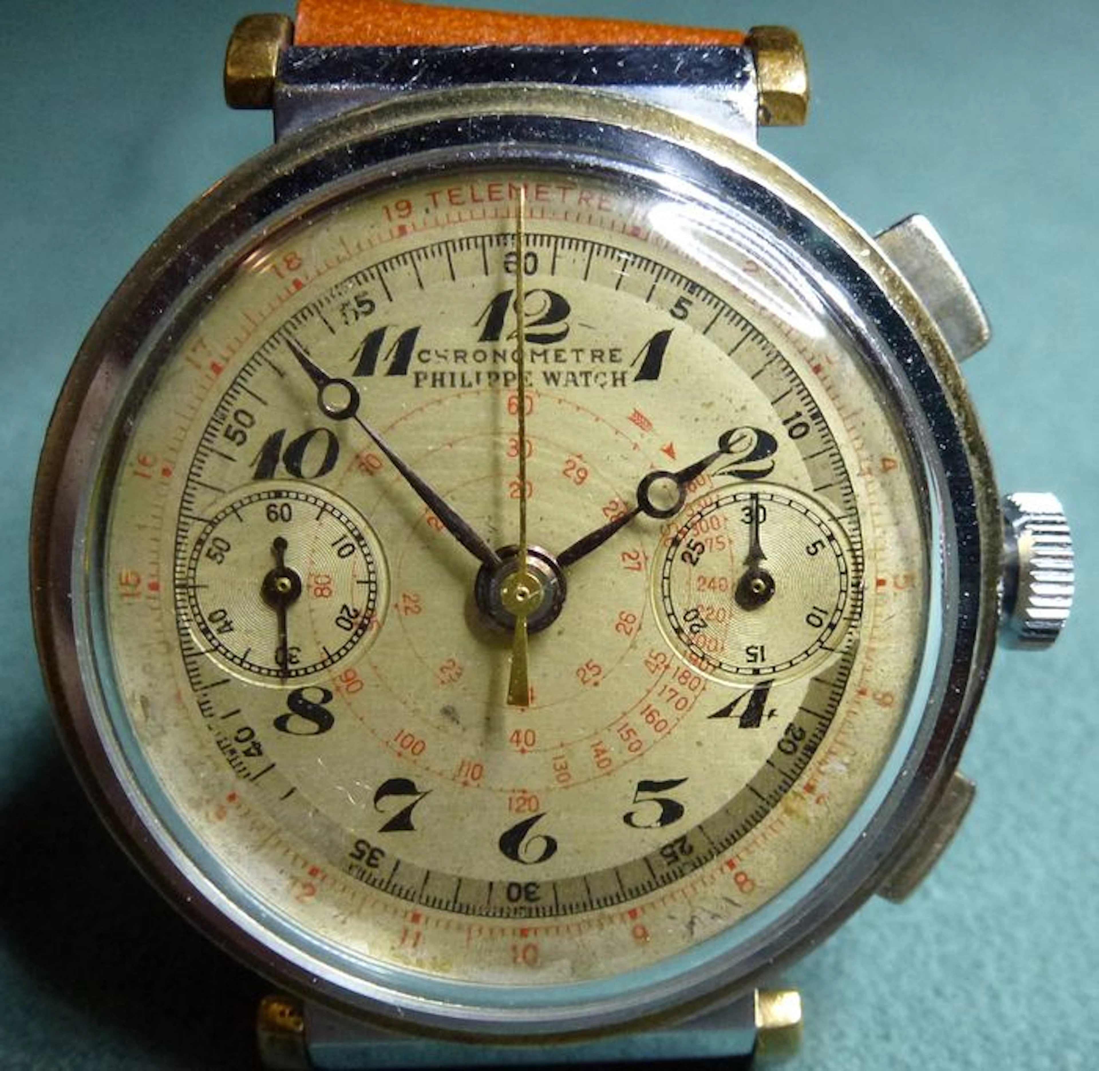 PHILIPPE WATCH Men's wrist watch - Circa 1940