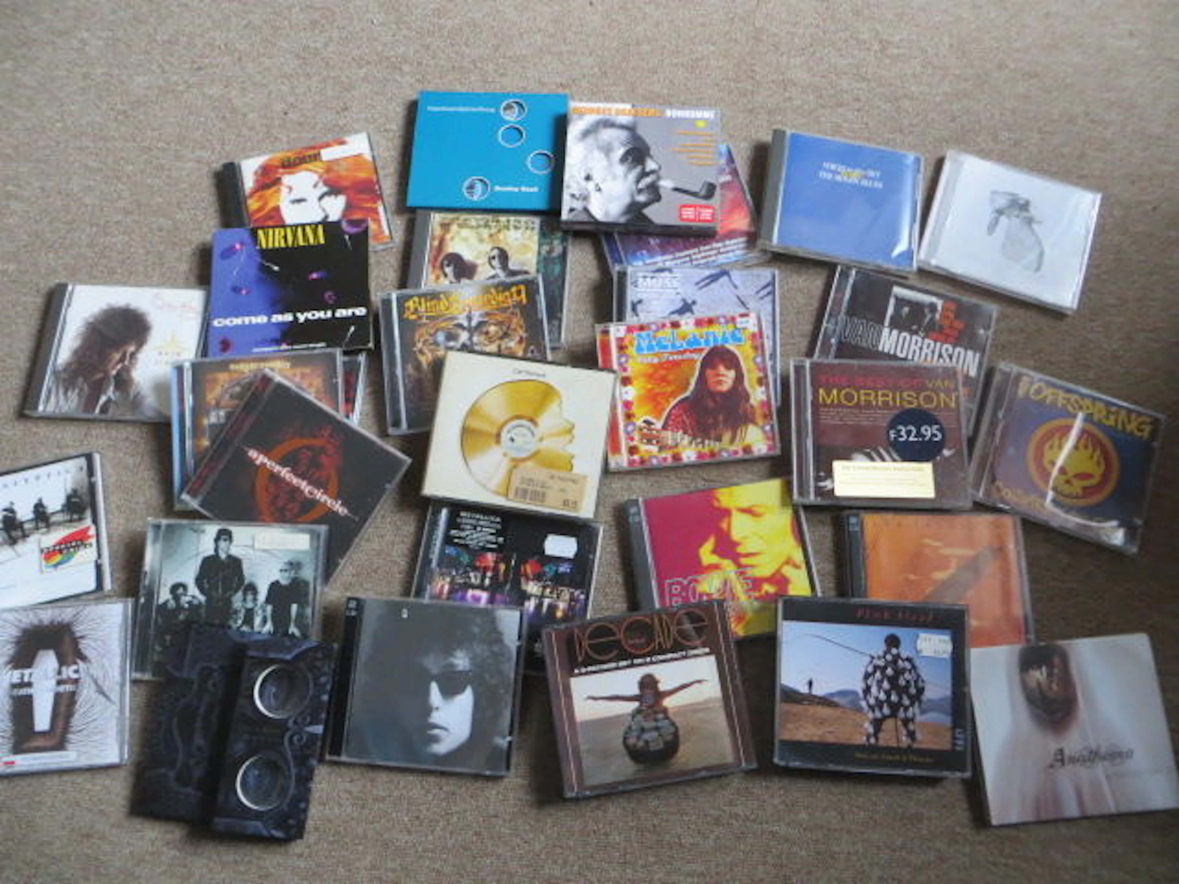 Various Artists; lot of 30 great (double) CD's Pop (hard & metal) Rock Sixties up to the Nineties