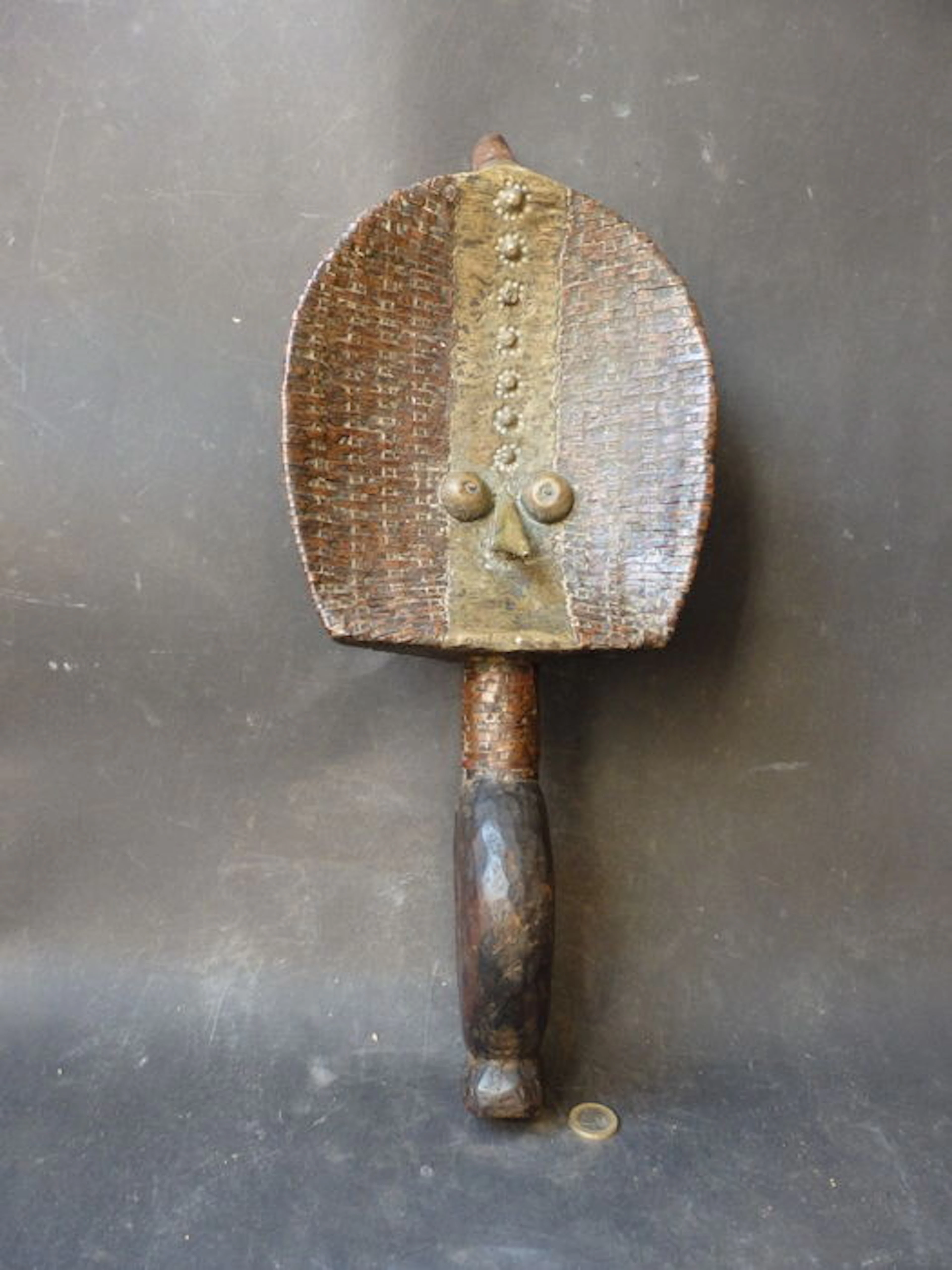 Large African MAHONGW reliquary figure - BAKOTA - Gabon