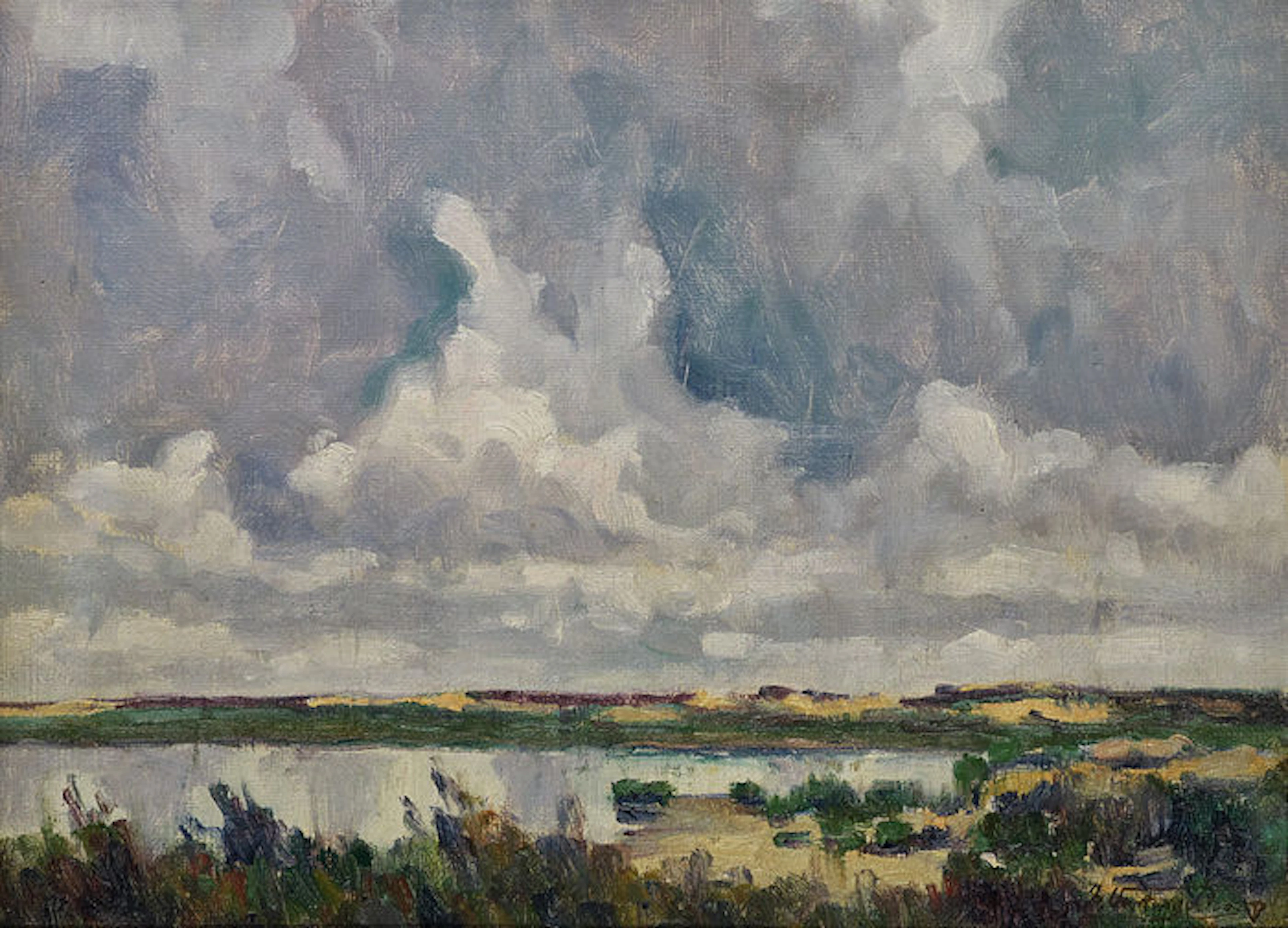 Frans van Tongerloo (1882-1965) - Dune landscape with fens