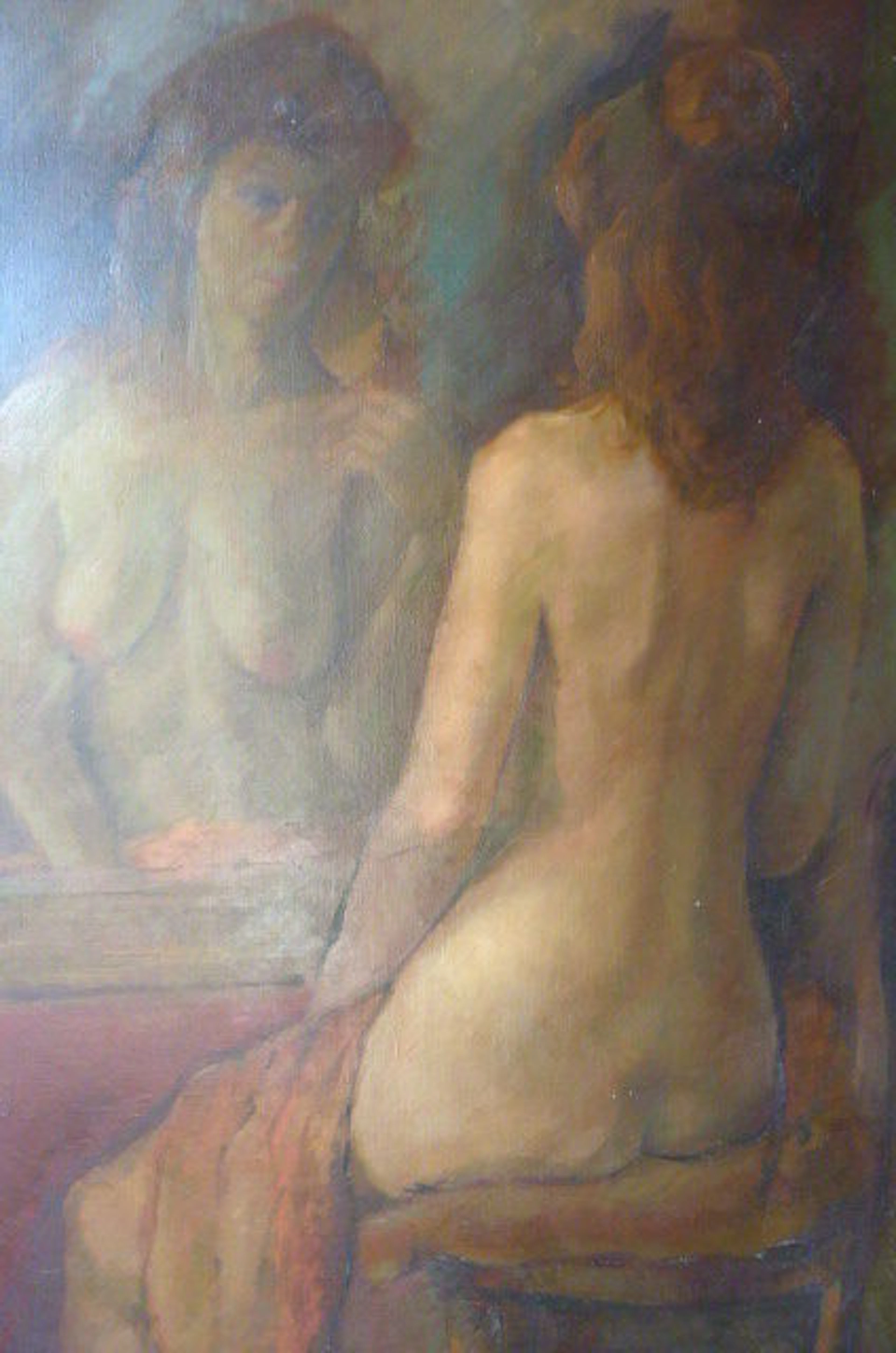 Daniël Ghys (1923-2013) - "Nude Mirror Reflection"