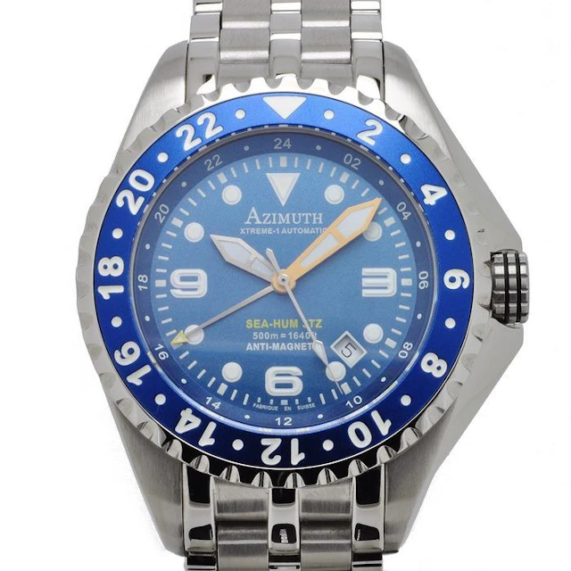 AZIMUTH XTREME-1 SEA-Hum 3TZ – Diver Men's Watch - Never worn