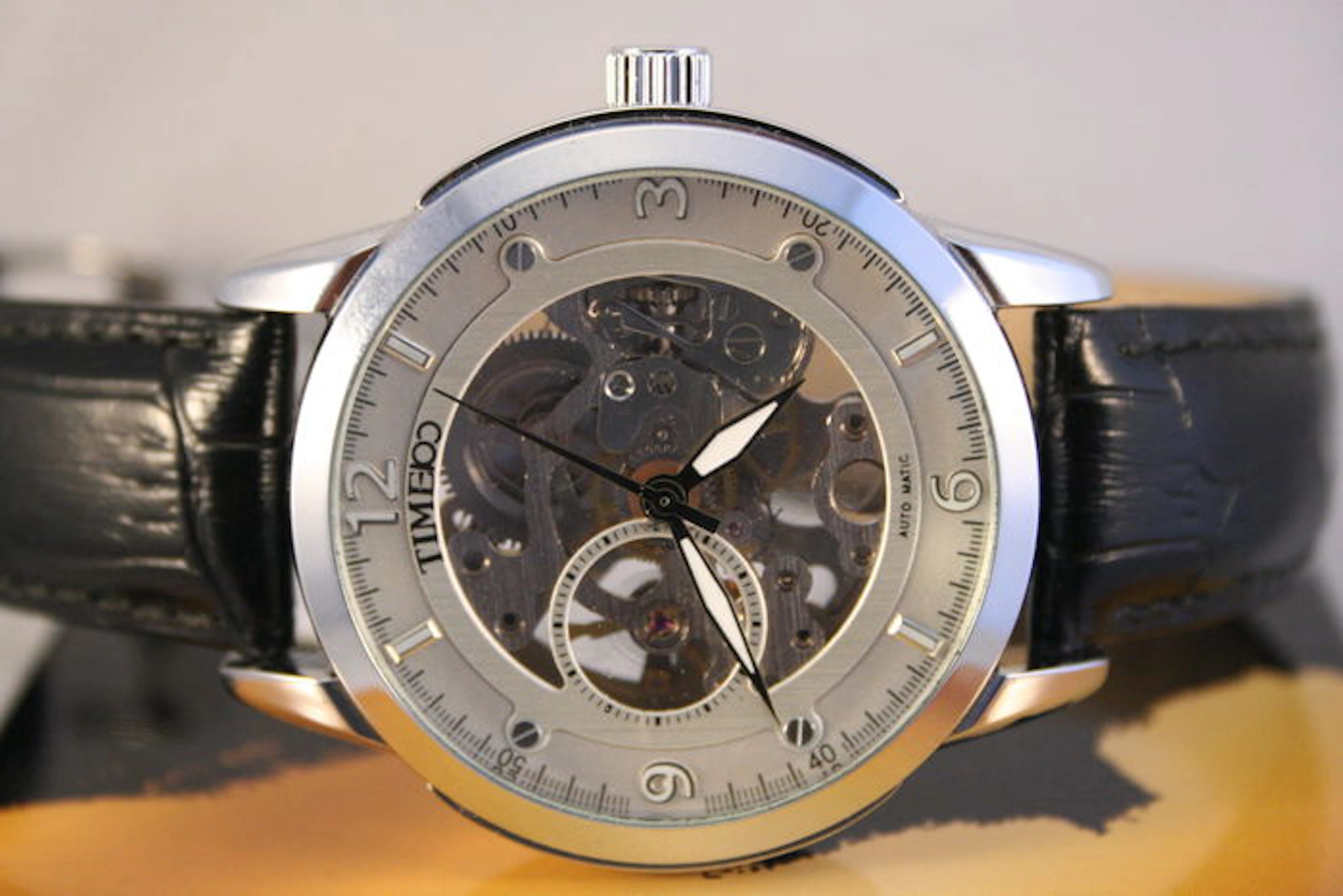 Lot of 2 Time 100 & Sewor – Precise Skeleton – automatik C1025 - men‘s wristwatches.