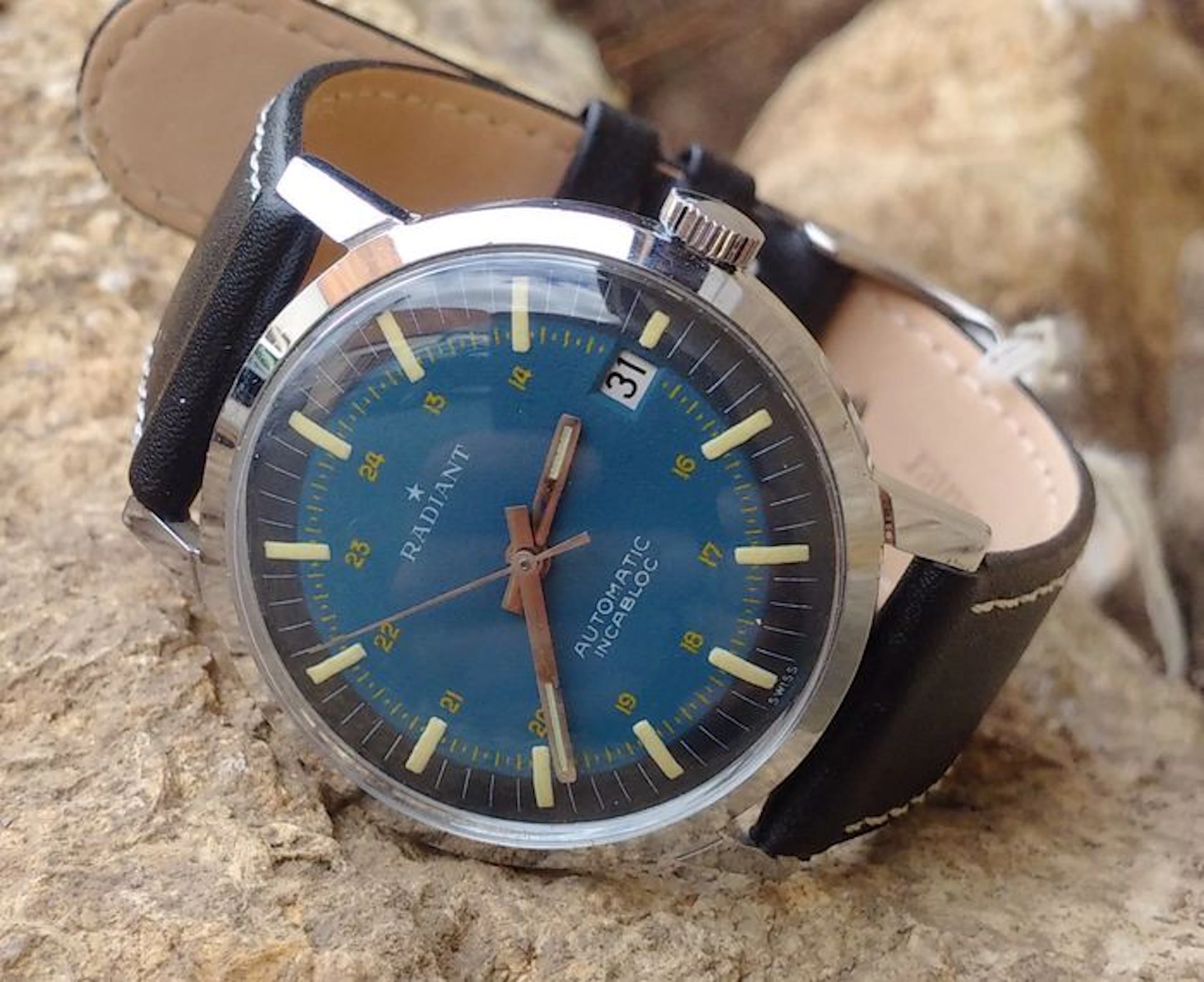 Radiant automatic Swiss men's watch from the 60s/70s.