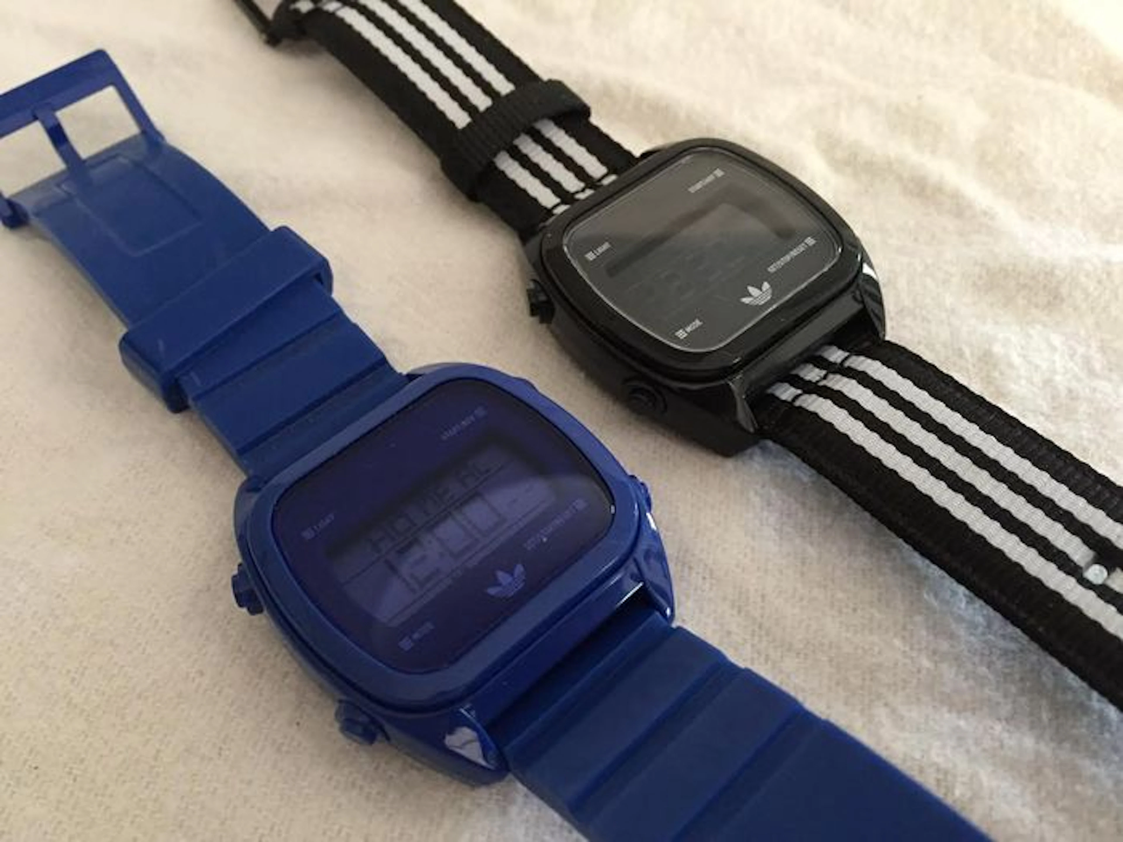 Lot of 2 x Adidas Sports Watch – ADH2731 + ADH2728 Alarm, Chronograph ± 2014
