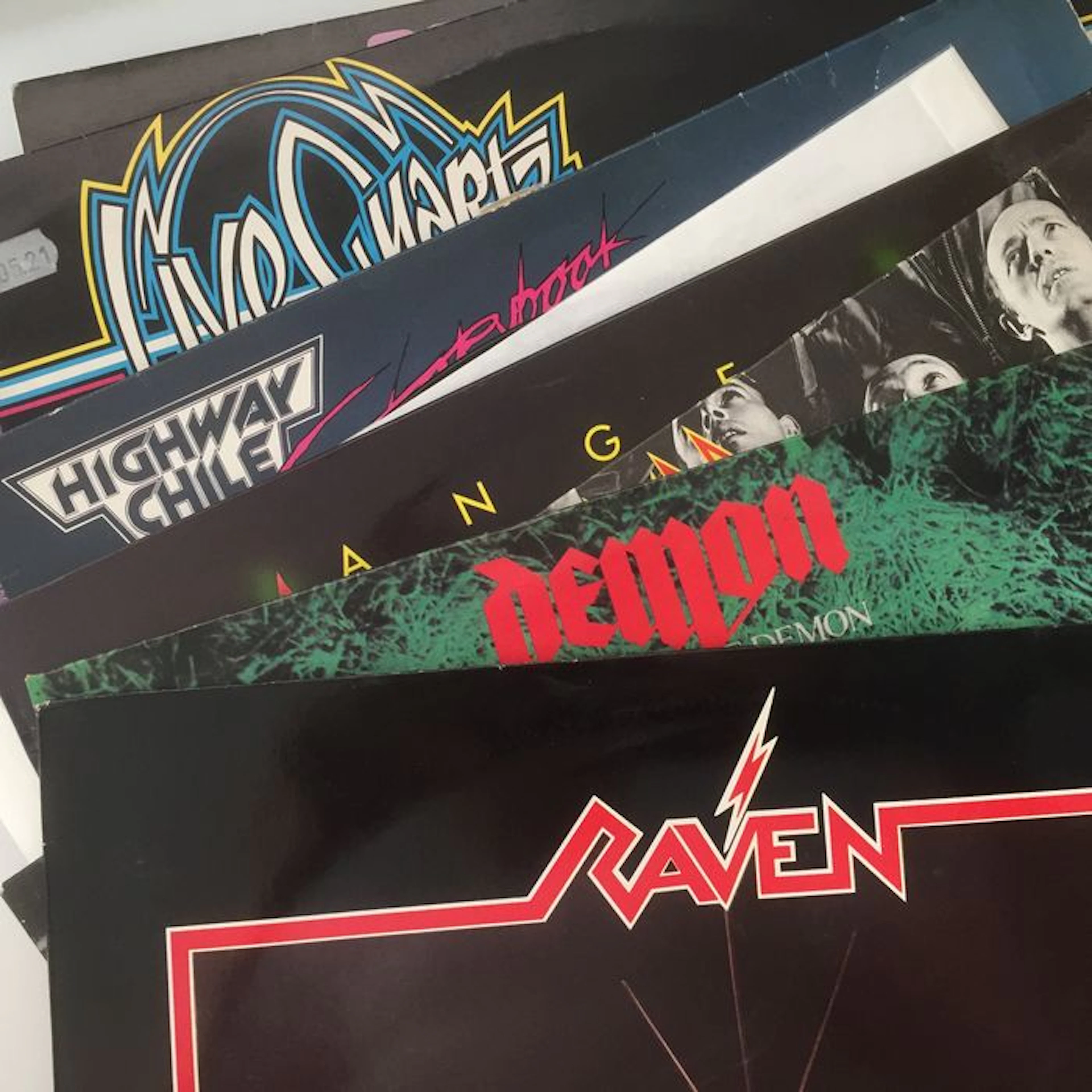 Demon, Raven, Highway Chile, Scorpions, Tygers Of Pan Tang, lot of 13 classic heavy metal records
