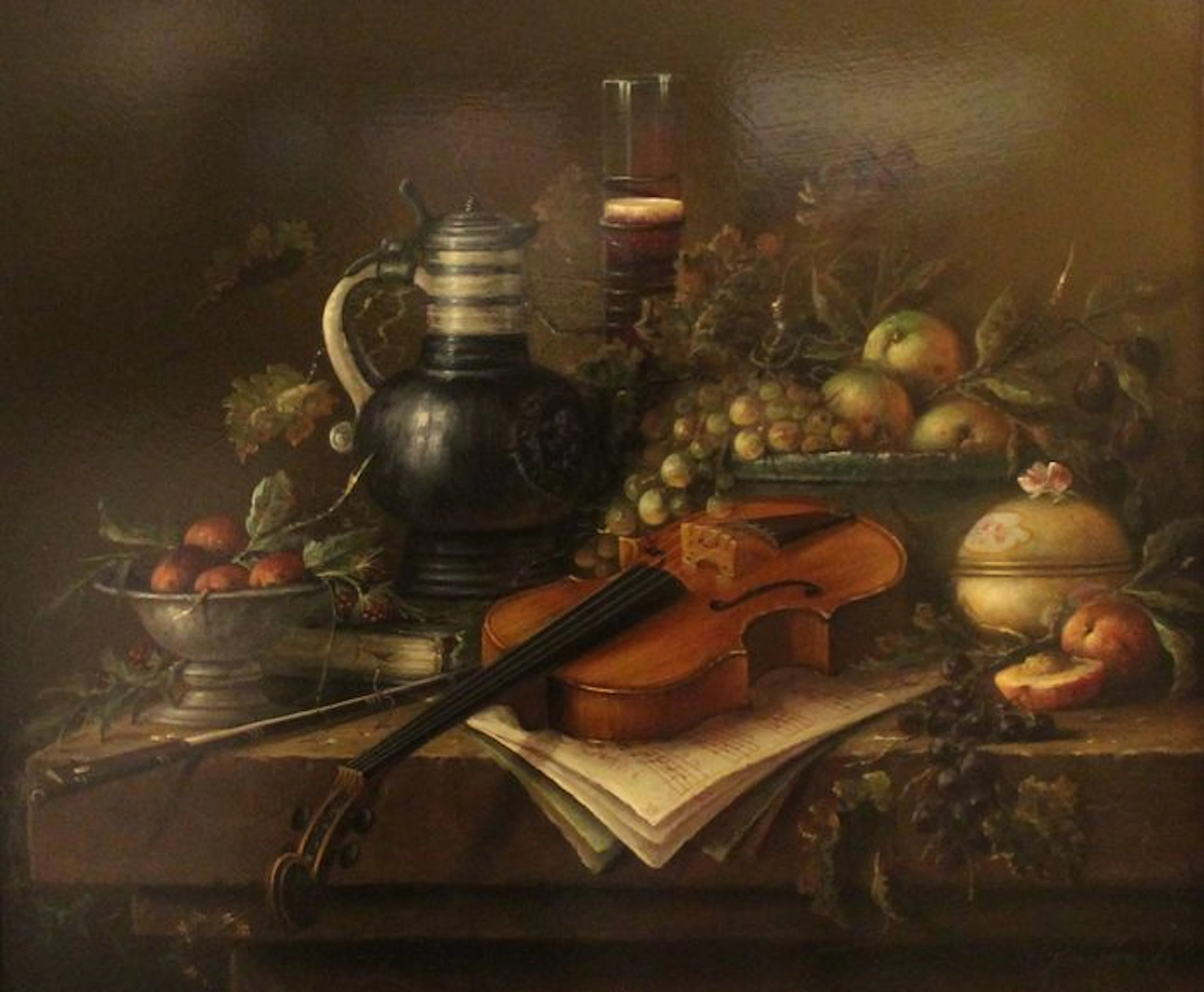 Thomas Heesakkers (born 1946) - Pronkstilleven