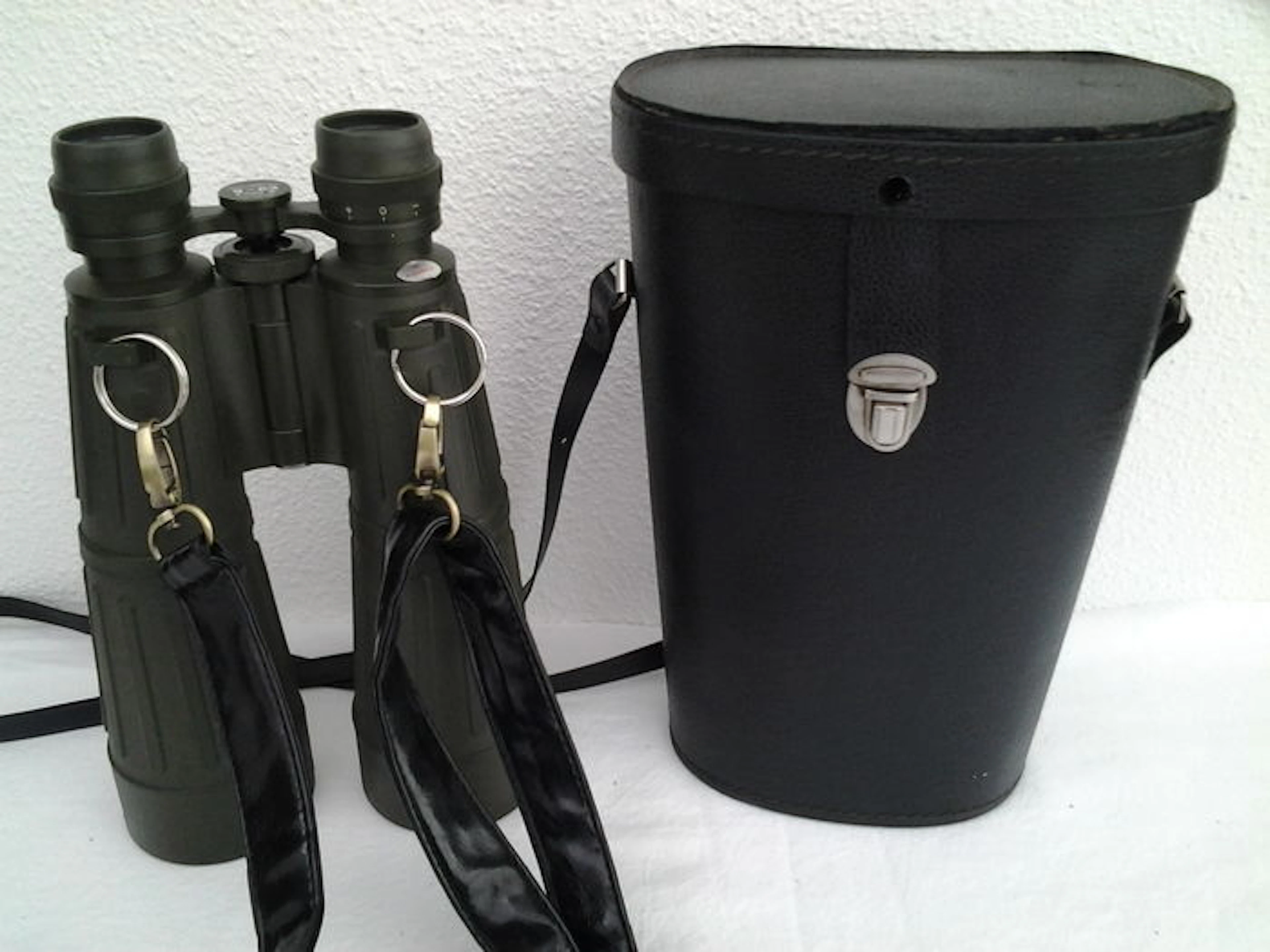 " TERU SPECIAL" - krachtige Slanke (JACHT?) Verrekijker 9 X 63 ( FIELD 6* ) - incL. - !!! - 3 POOTS STATIEF + statief ADAPTER (huidige eeuw).