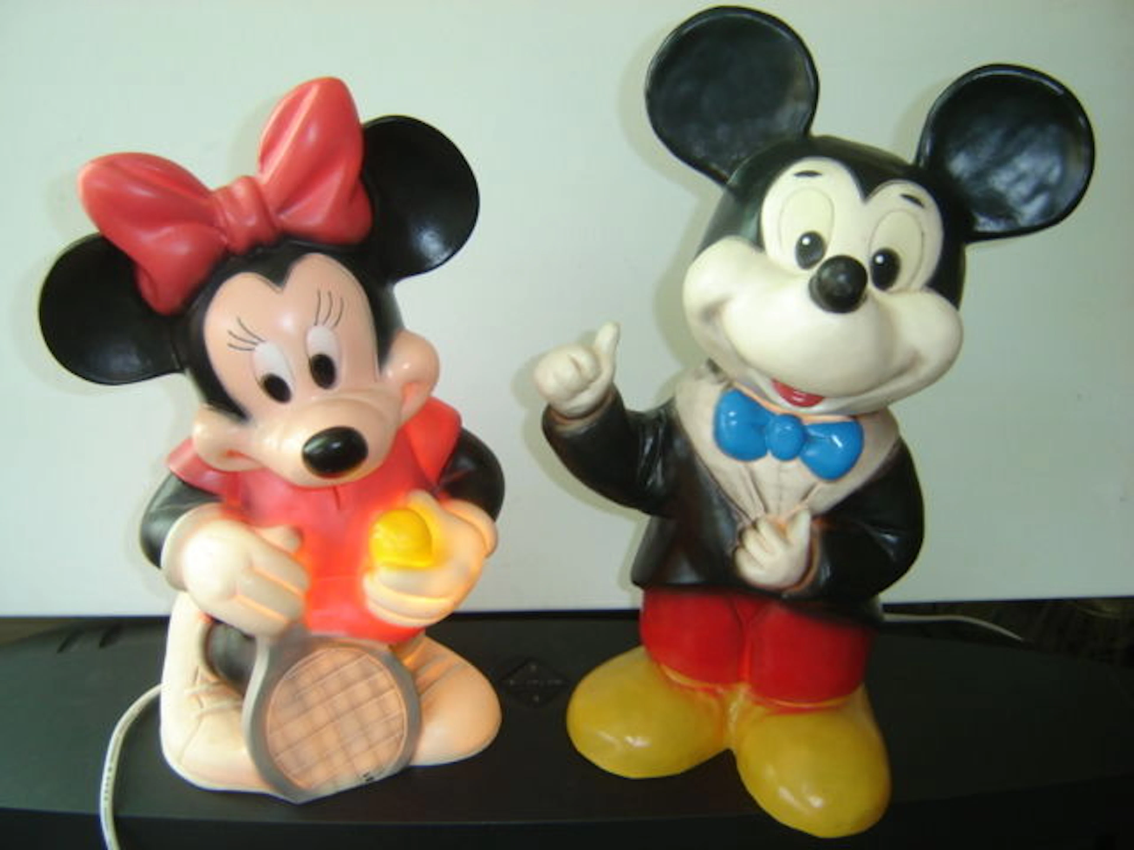 Disney - Lot of 2 original vintage Walt Disney lamps - Mickey and Minnie Mouse (1984)