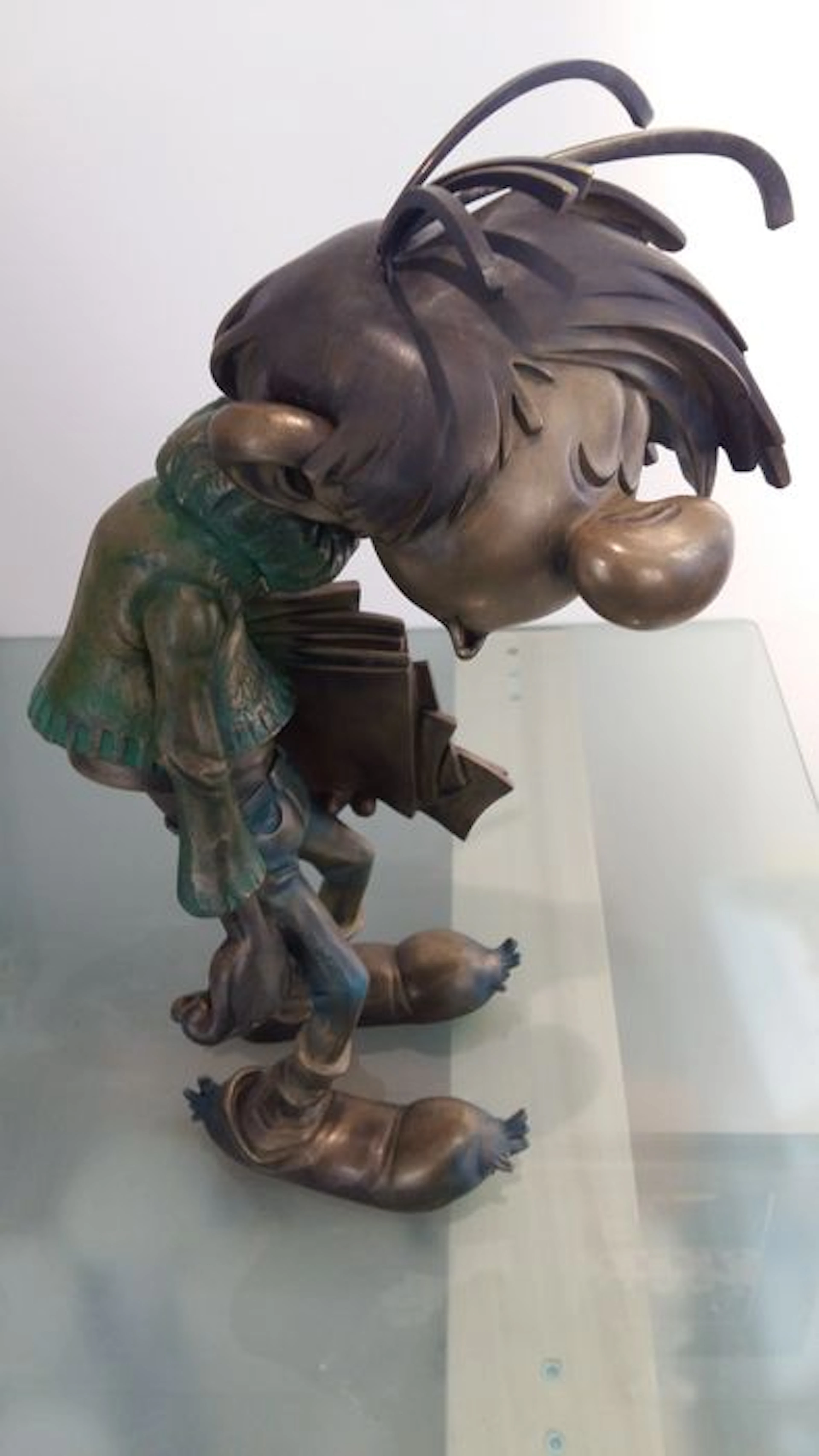 Franquin, André - Bronze statue Samuel Boulesteix - Gaston Lagaffe