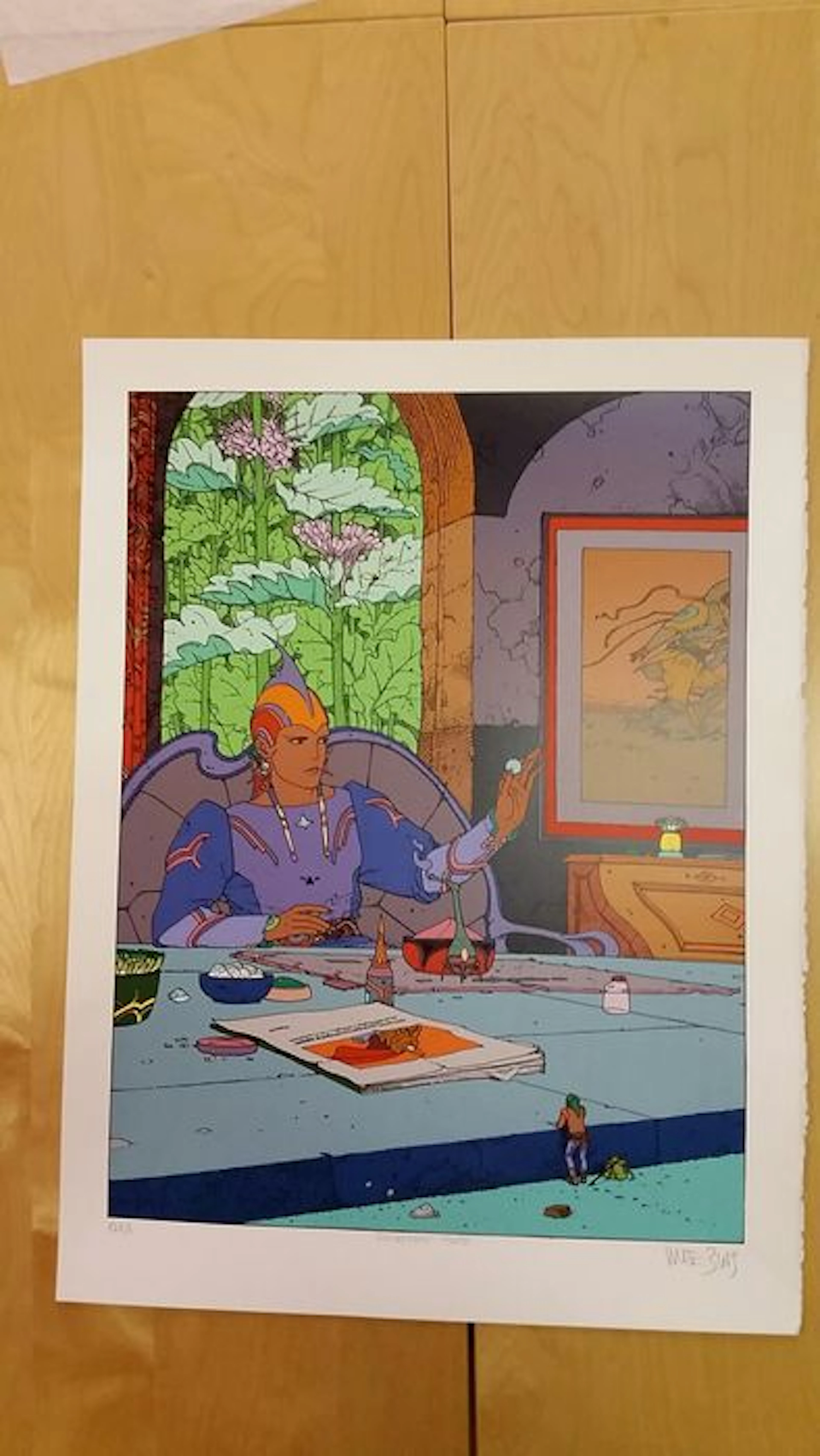 Moebius - Screen print - Starwatcher 3