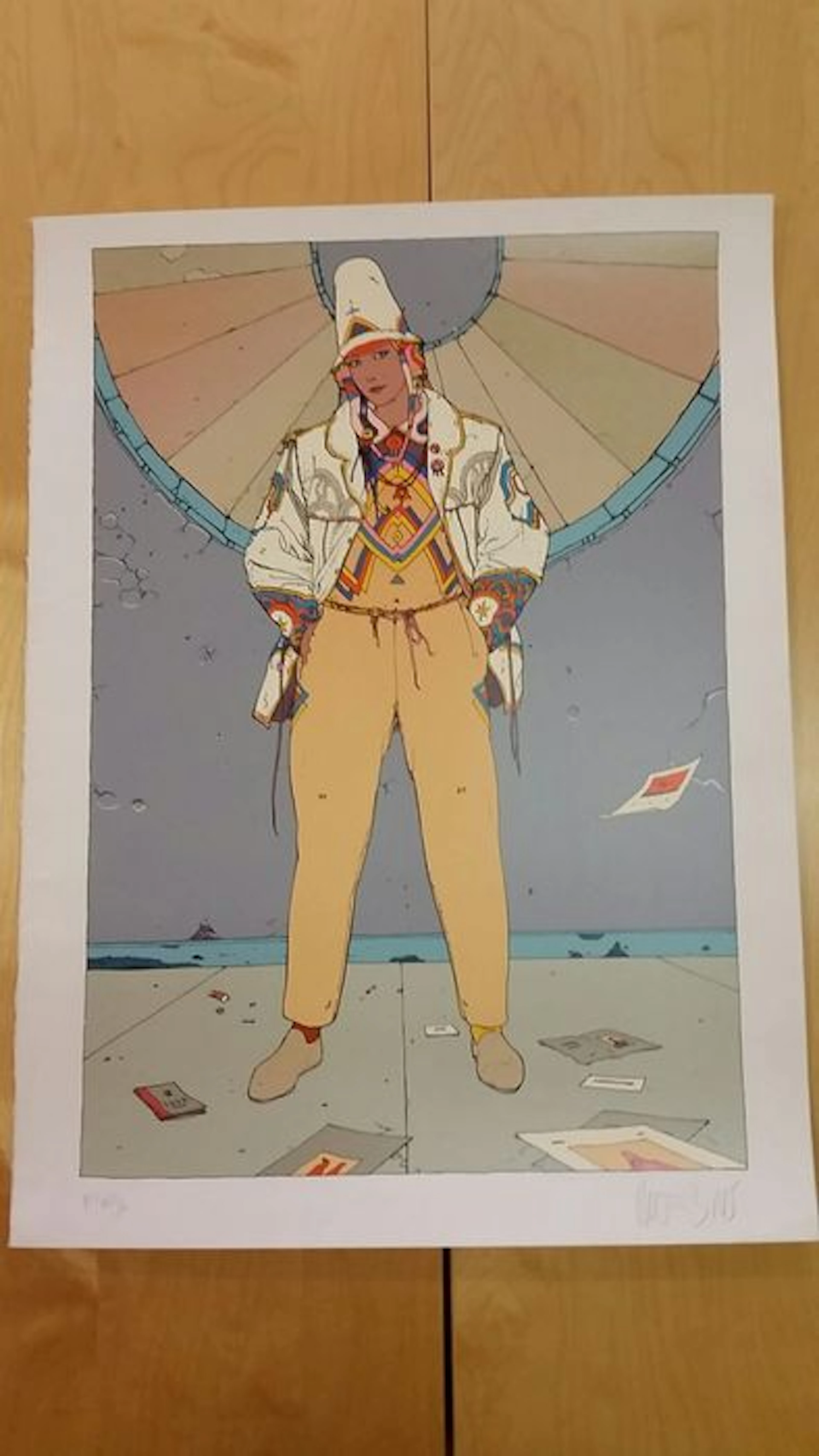 Moebius - Screen print - Starwatcher 1
