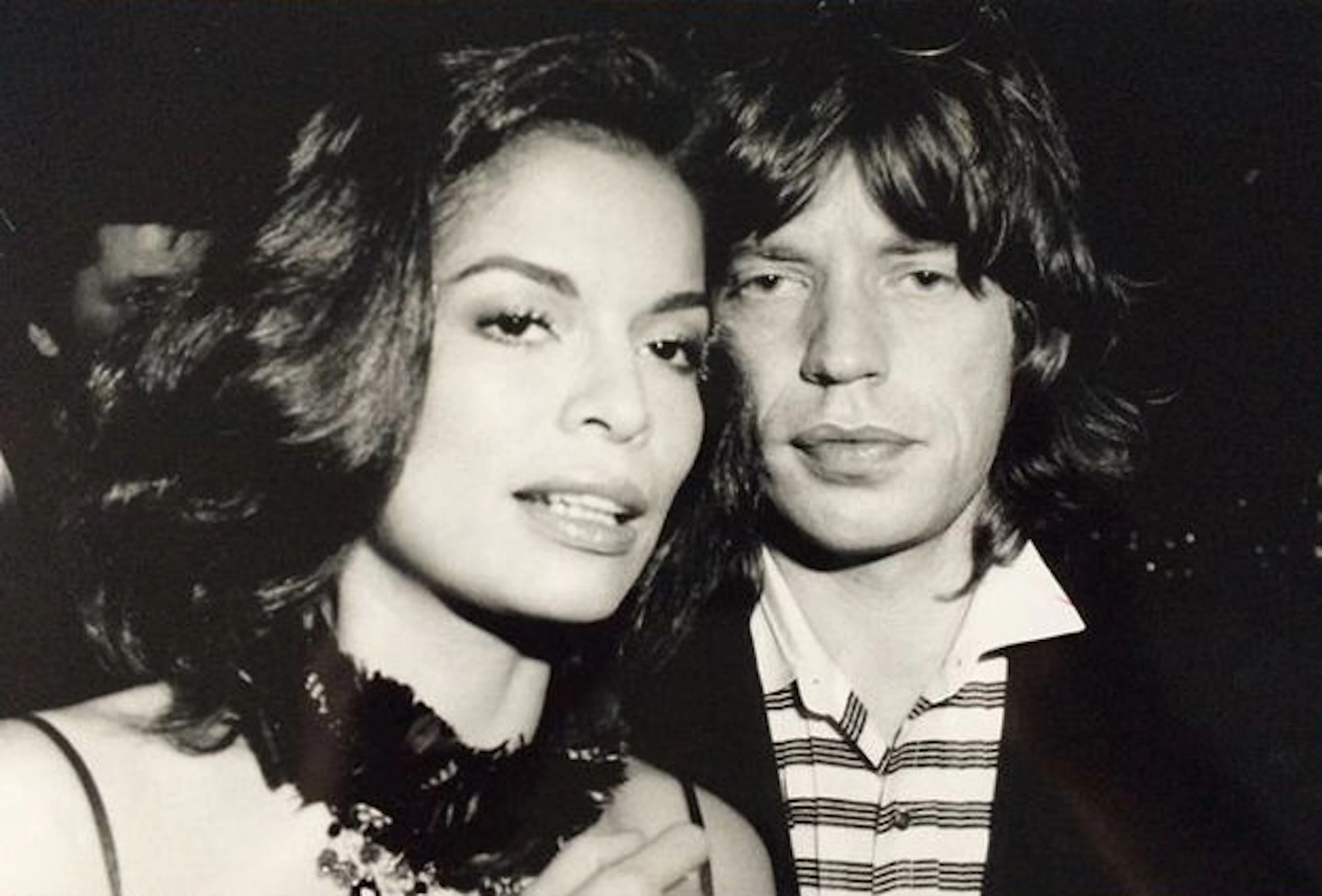 Desconocido -Bitwel / Globe - Mick & Bianca Jagger - New York City - 1976