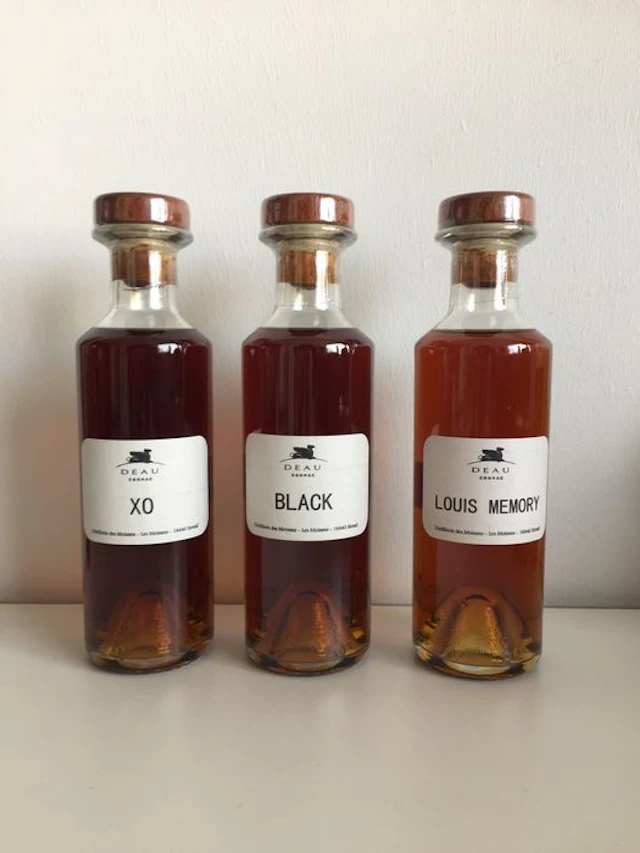 Exclusive boxed Deau Tasting Collection - Three 20cl bottles of Deau Cognac - including Louis Memory