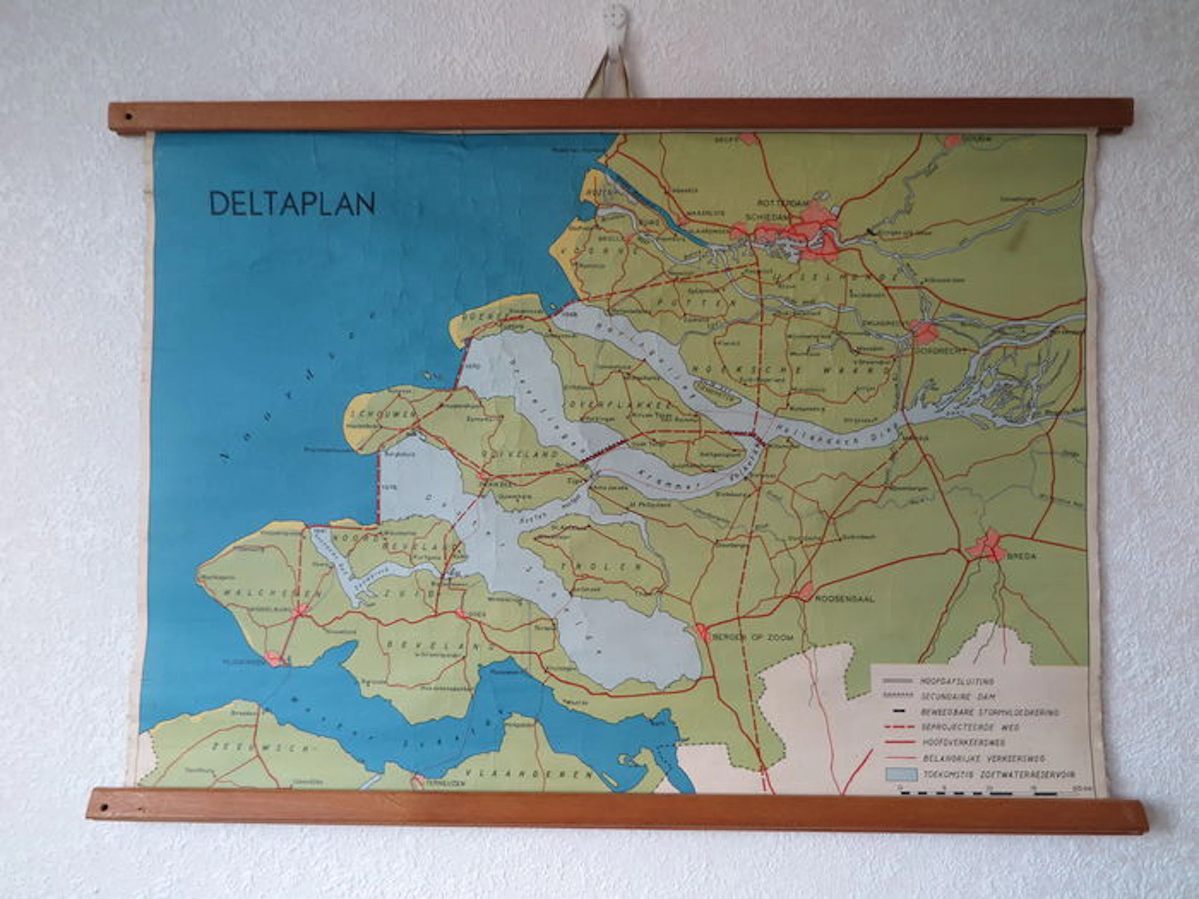 School poster - the Delta Works - J.M. van Beekum