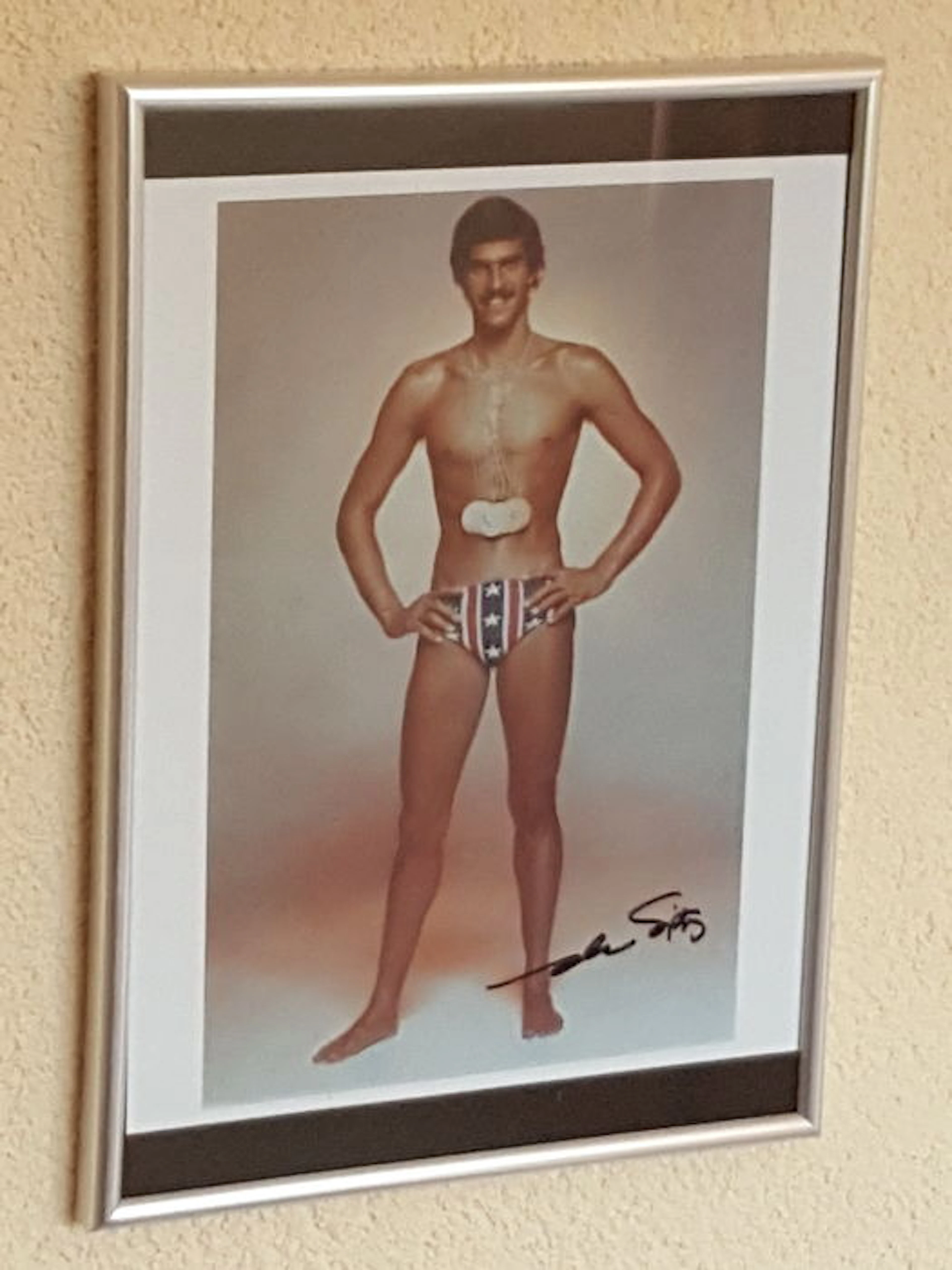 Mark Spitz Prachtige - Olympic legend swimming - original signed framed photo + COA