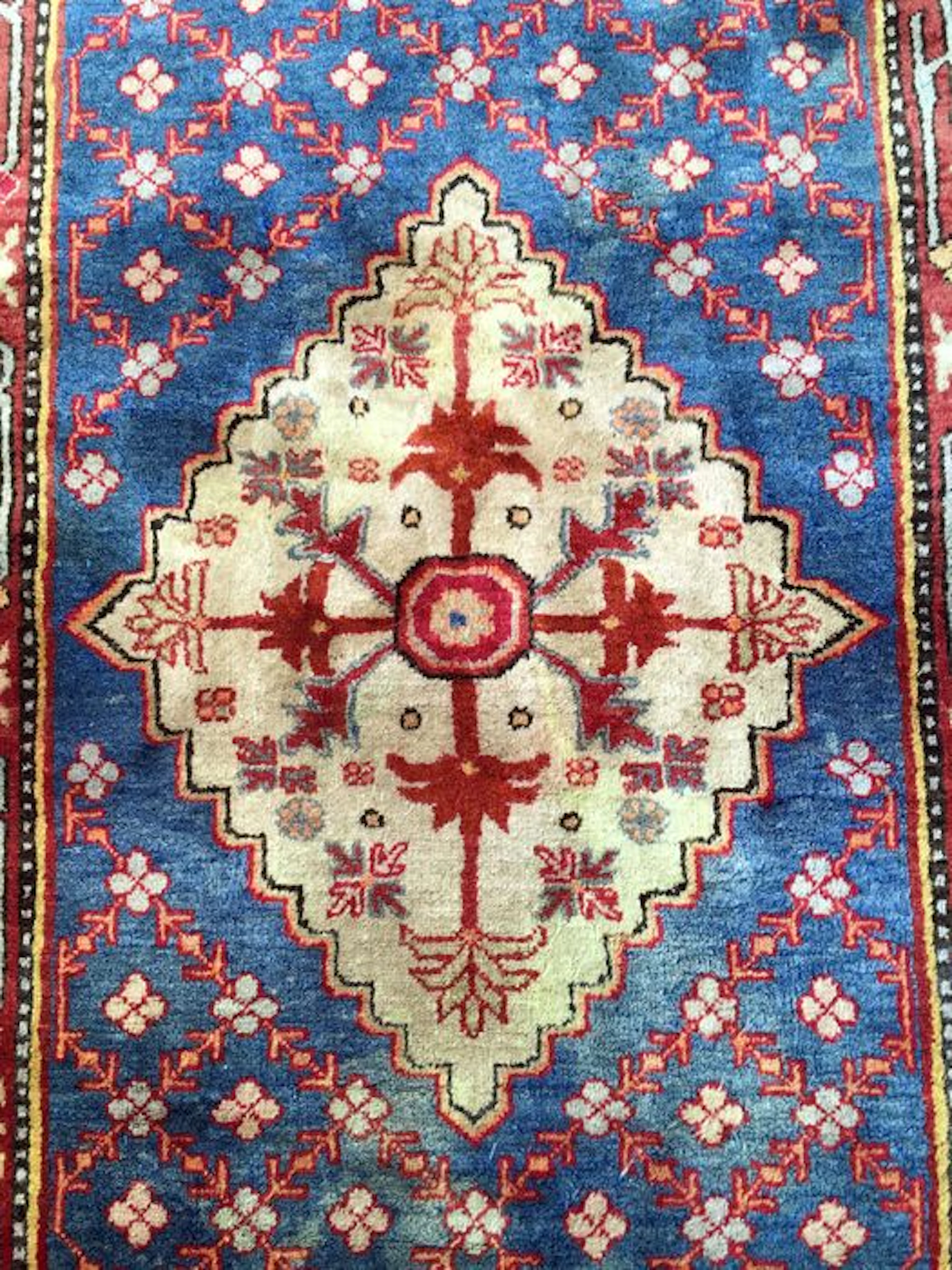 Oriental handmade rugs : old Kazak 184x90 cm 1950!