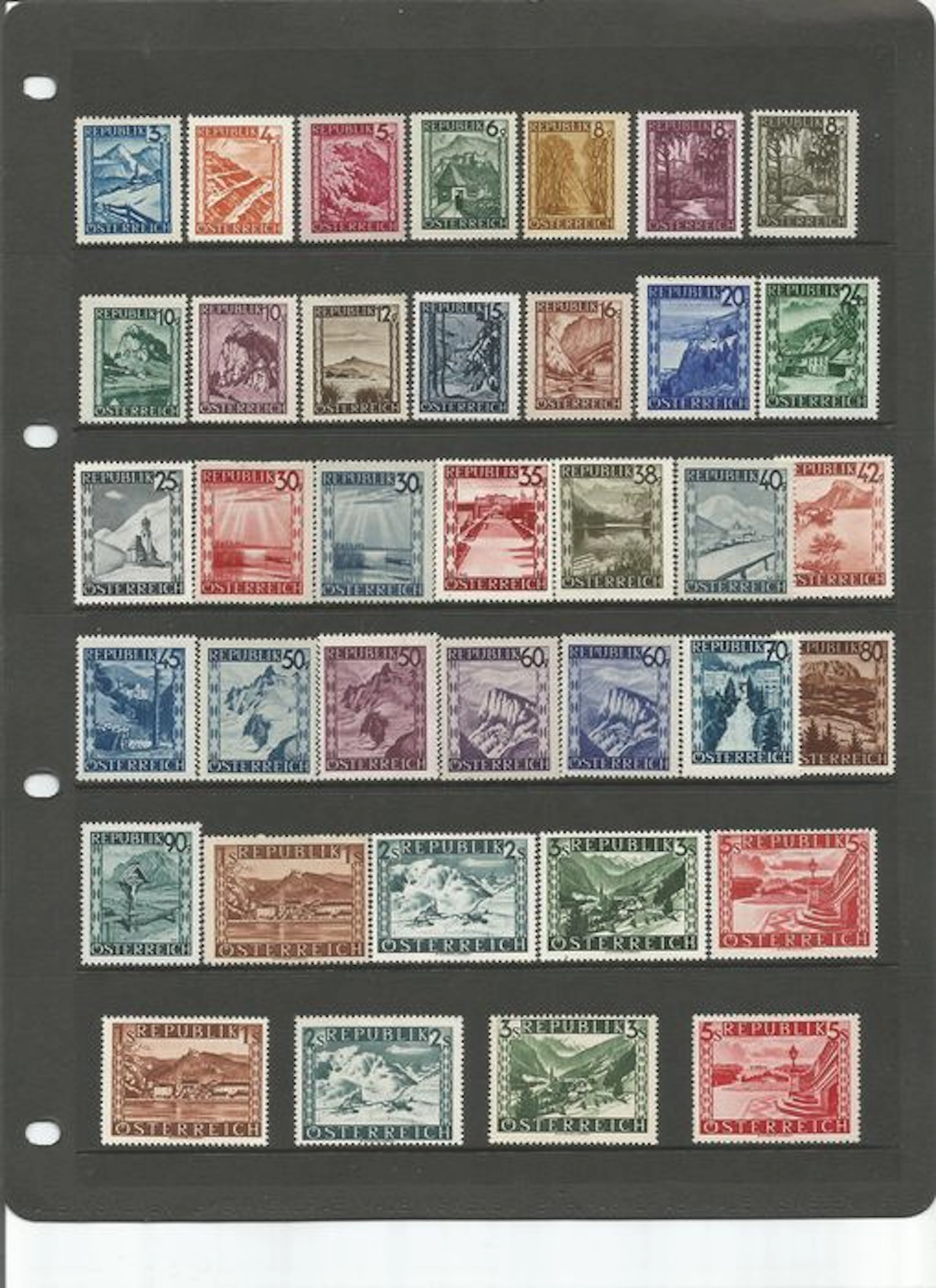 Austria 1945/1949 - 3 Full Sets