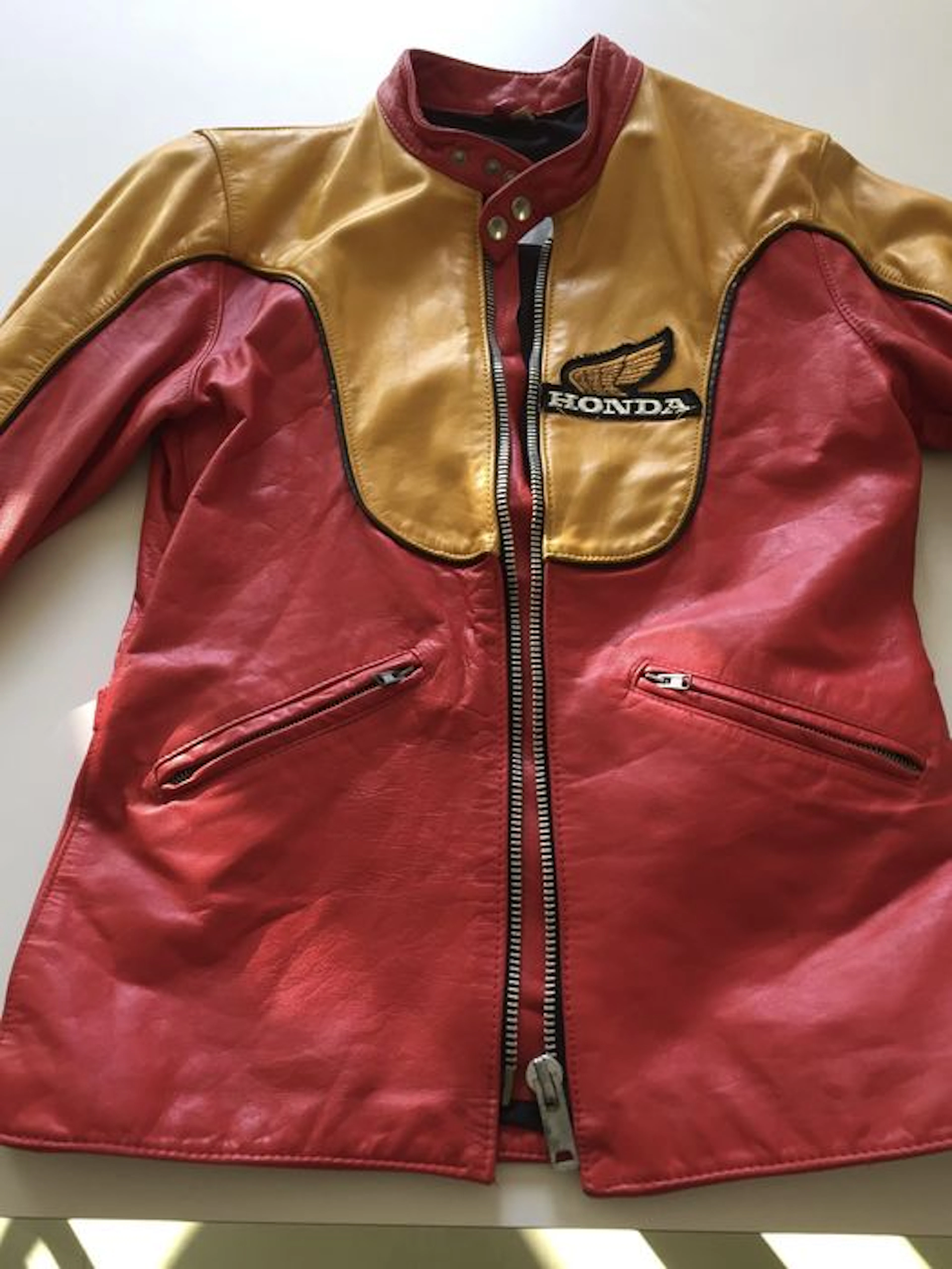 Original Honda motor jacket with mojo, vintage, retro, 70s.