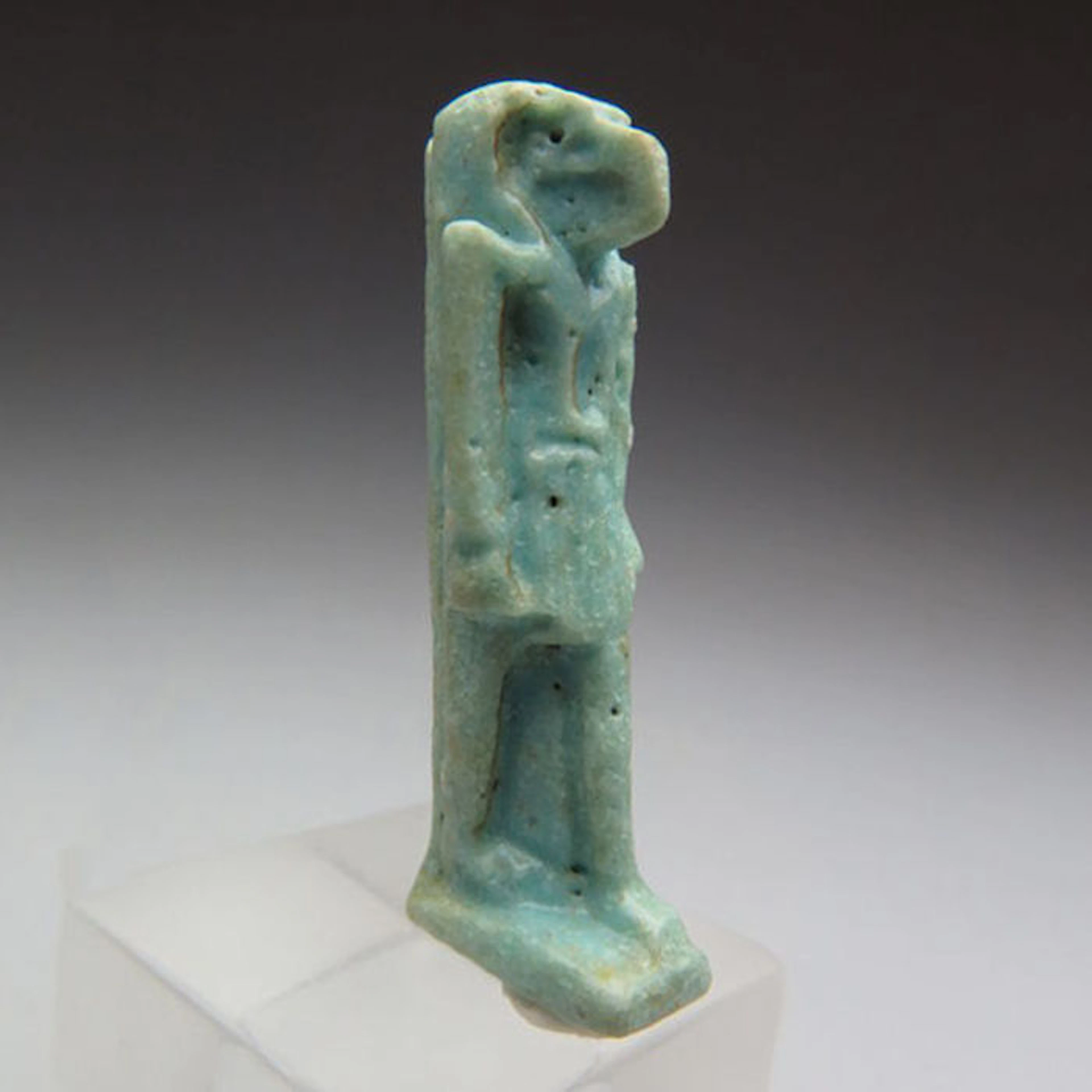 Egyptian faience amulet Egyptian god Thoth - 29 mm