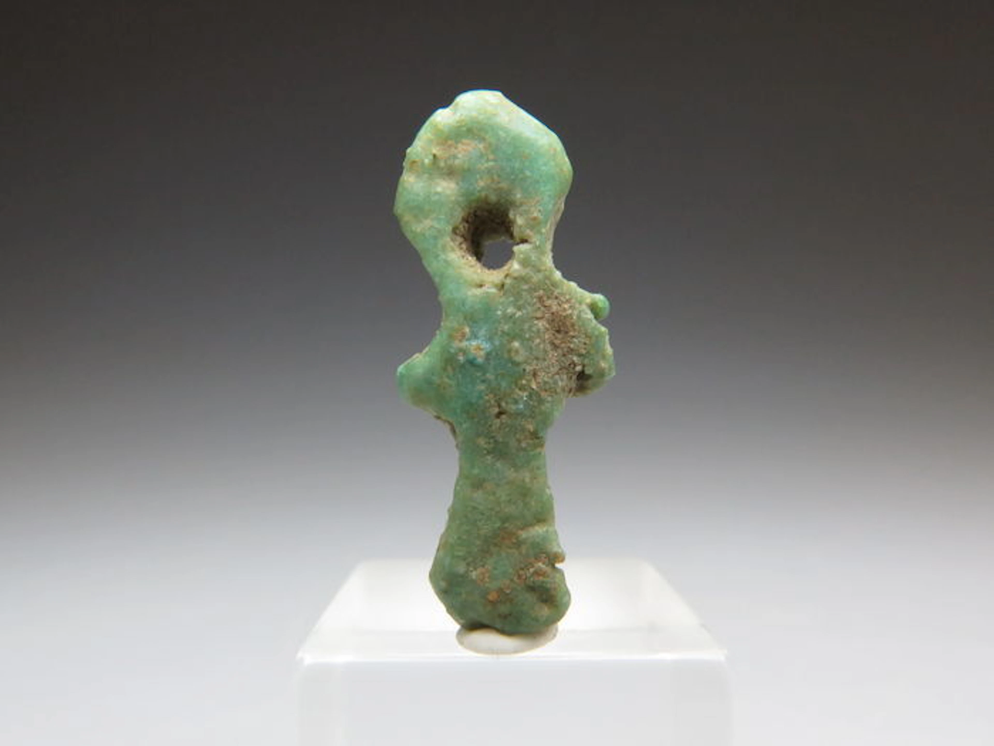 Egyptian faience Ankh amulet - 25 mm