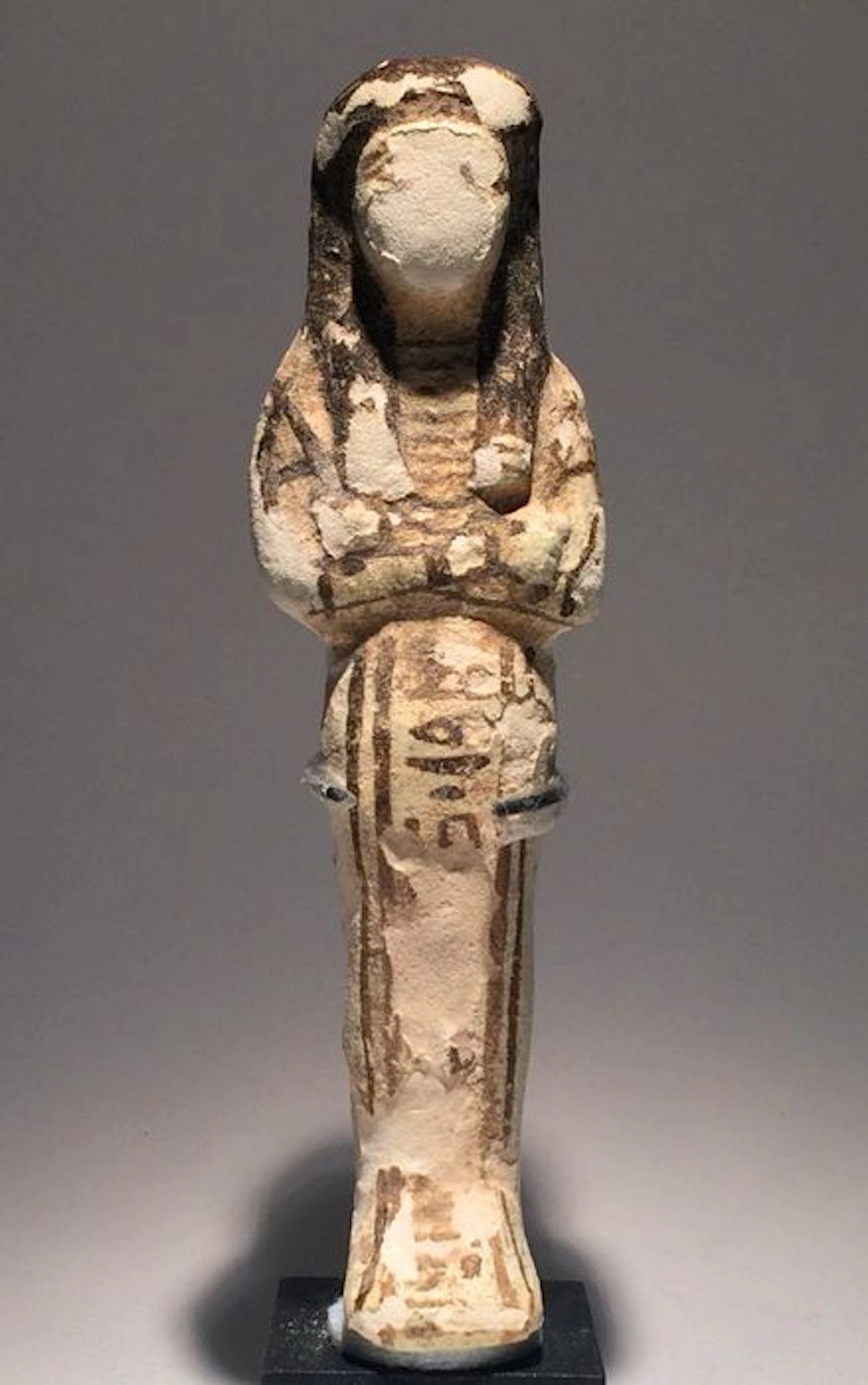 Egyptian faience shabti / ushabti for Lady of the House - 12.5 cm