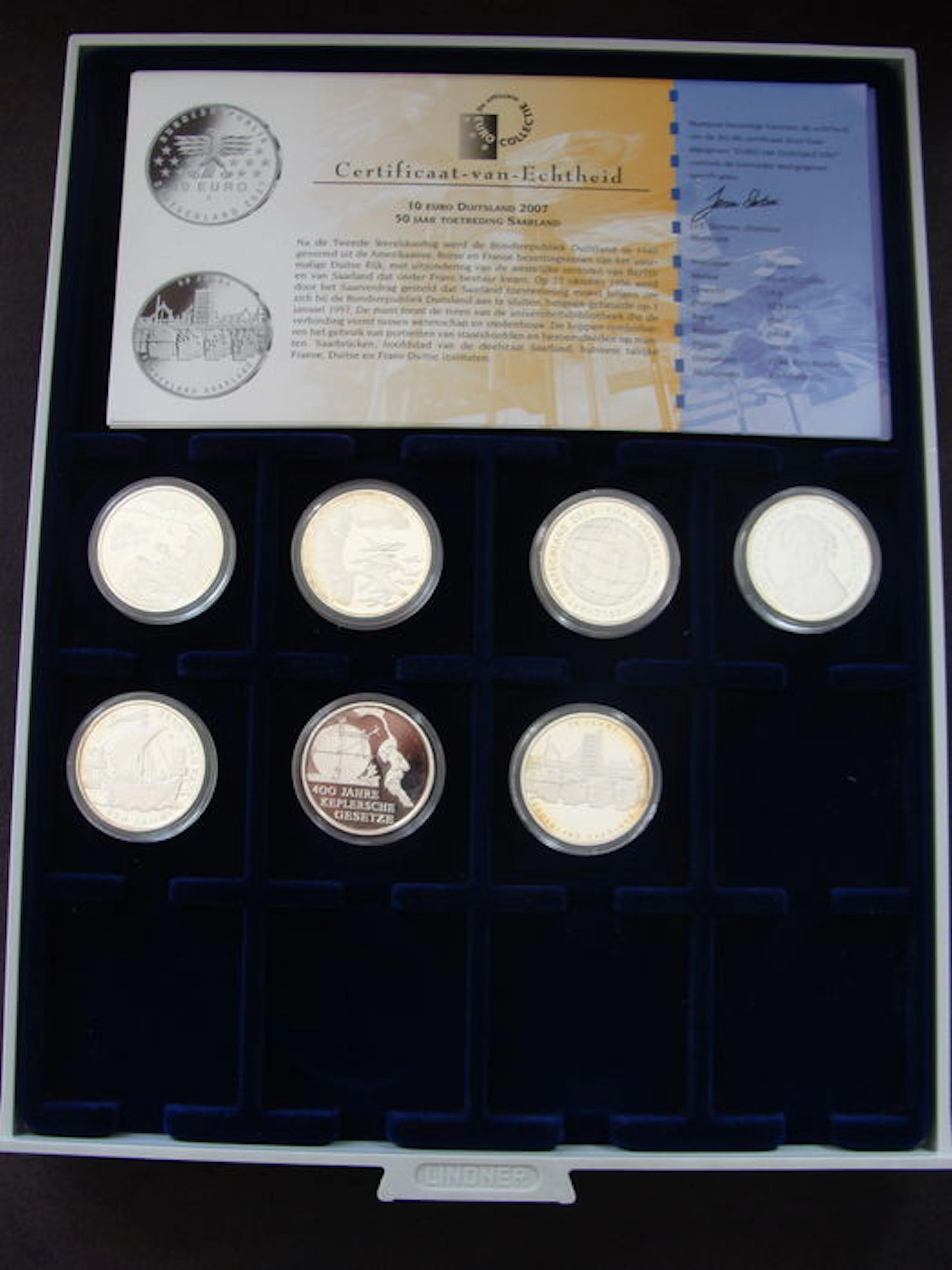 Germany - 7 different 10 Euro 2004/2012 - silver