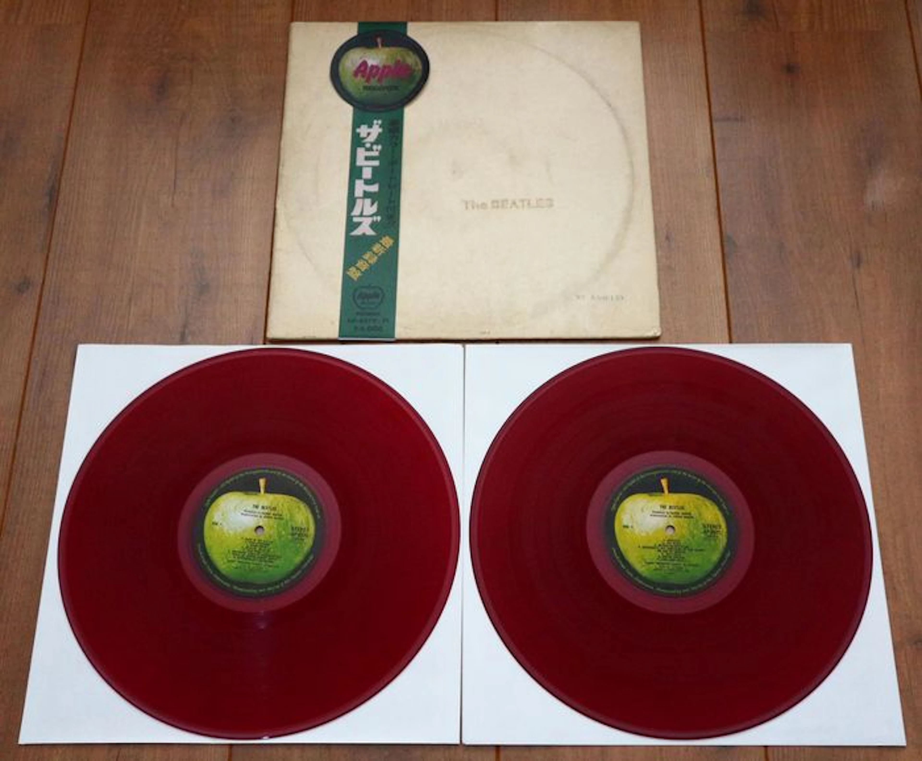The Beatles- The Beatles aka The White Album 2lp/ 1st Japanese stereo pressing from 1969, RED wax/ No. A 006139 Low Number !