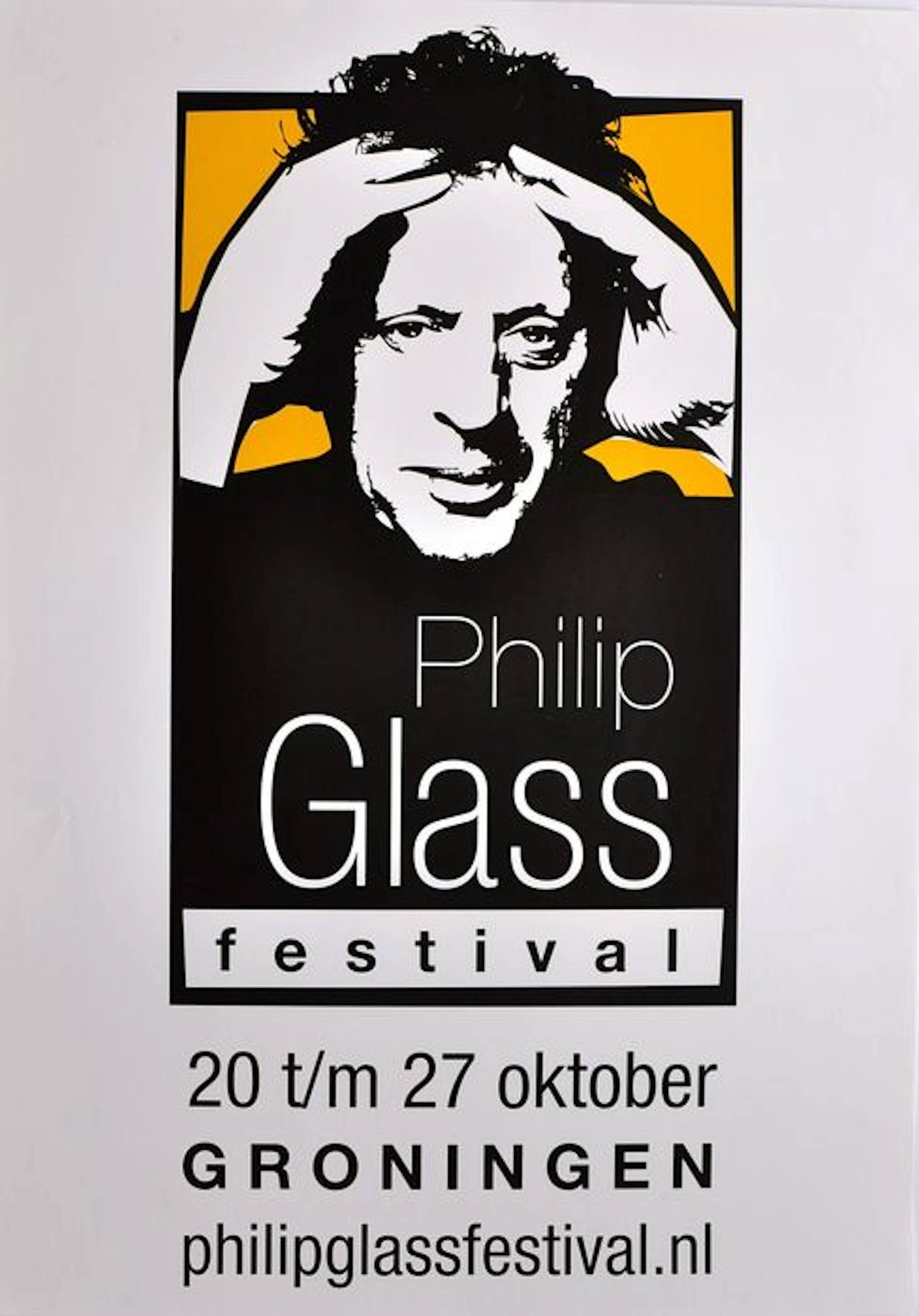 Philip Glass Festival Poster - Groningen - 2007.