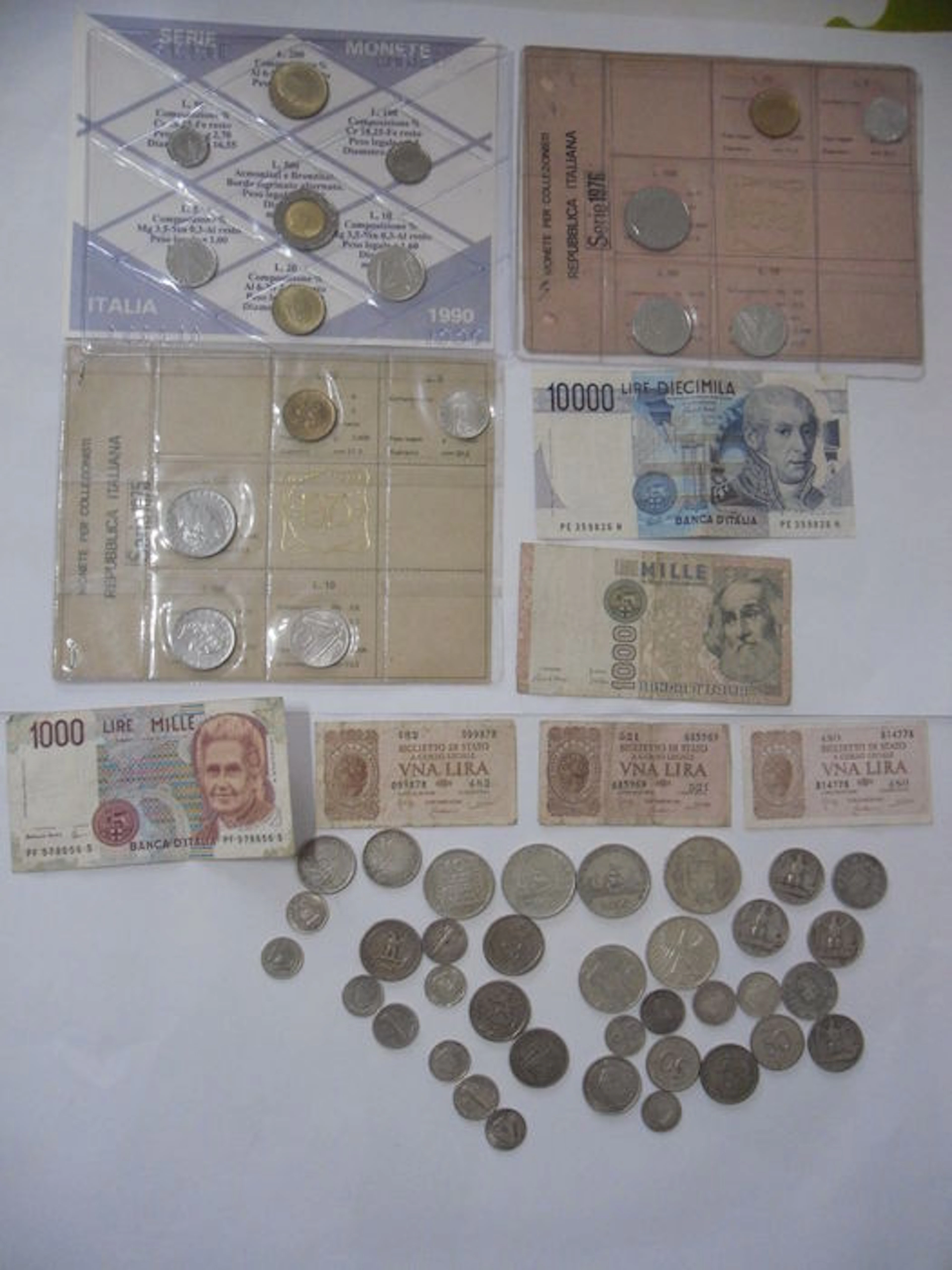 World - Lot of 36 coins + banknotes 1863/1959 (incl. silver)