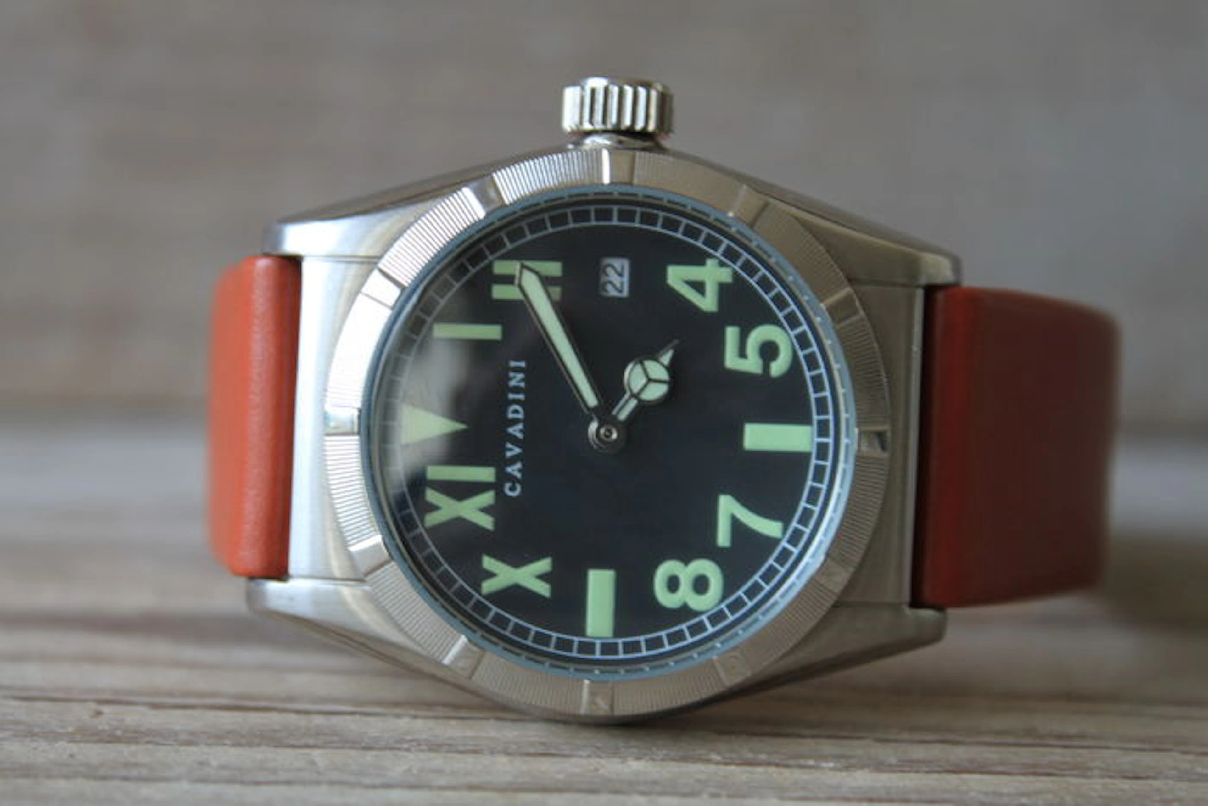 Cavadini – California Dial – screw crown - wristwatch.