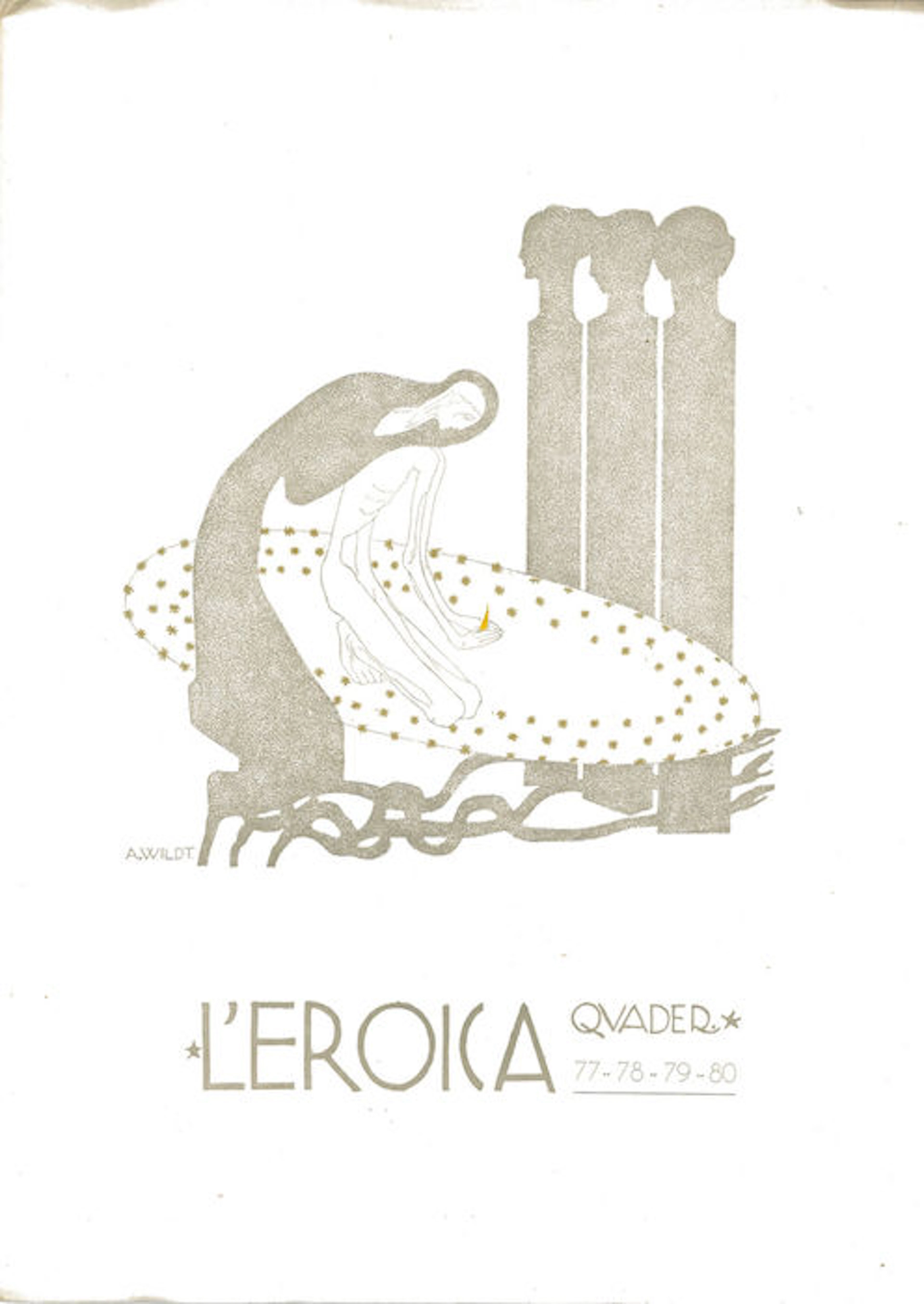 L'Eroica n. 77-78-79-80 Original woodcuts - Issue dedicated to Pietro Gaudenzi 1921