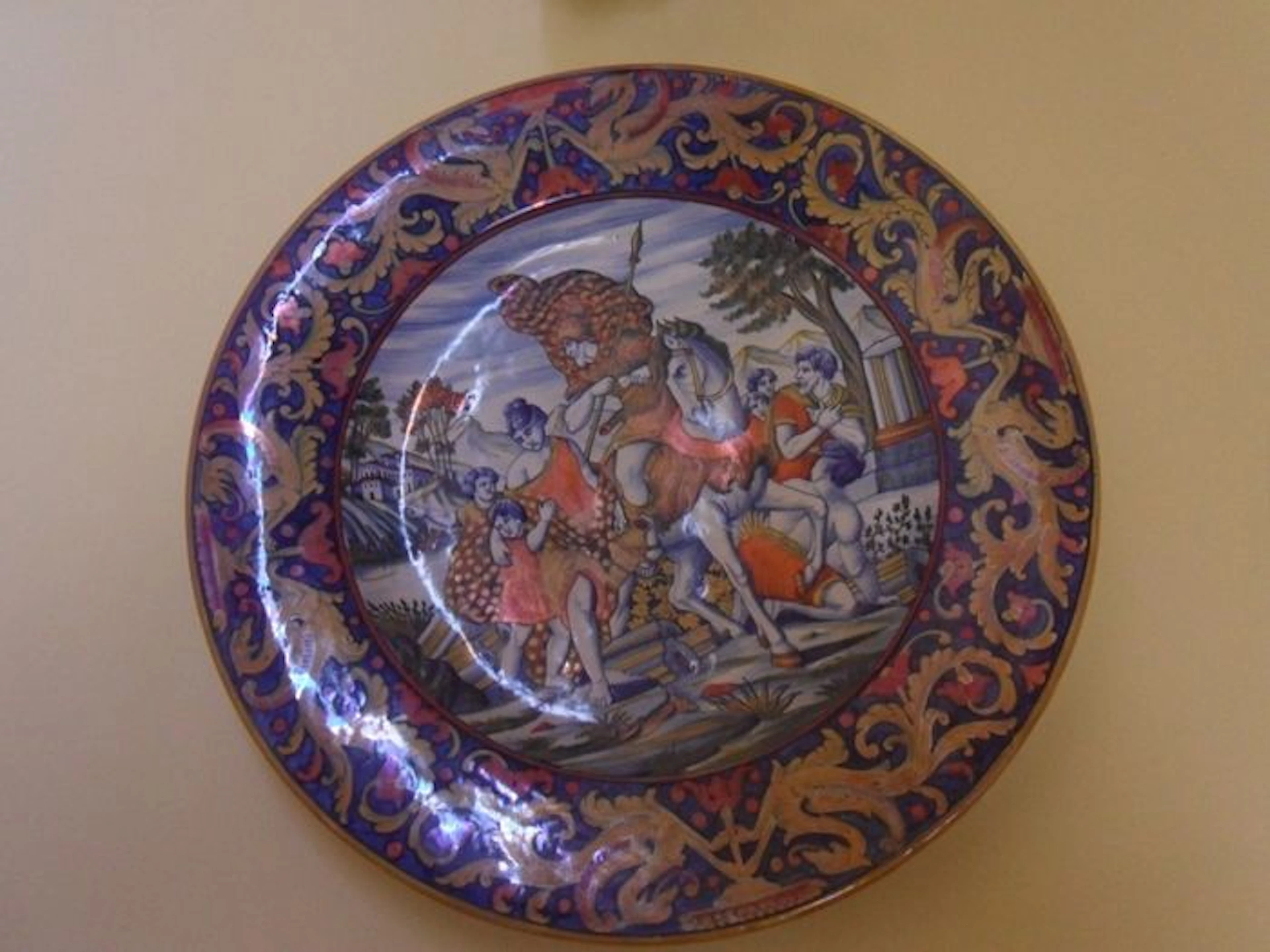 Rubboli - Large luster dish (50cm)