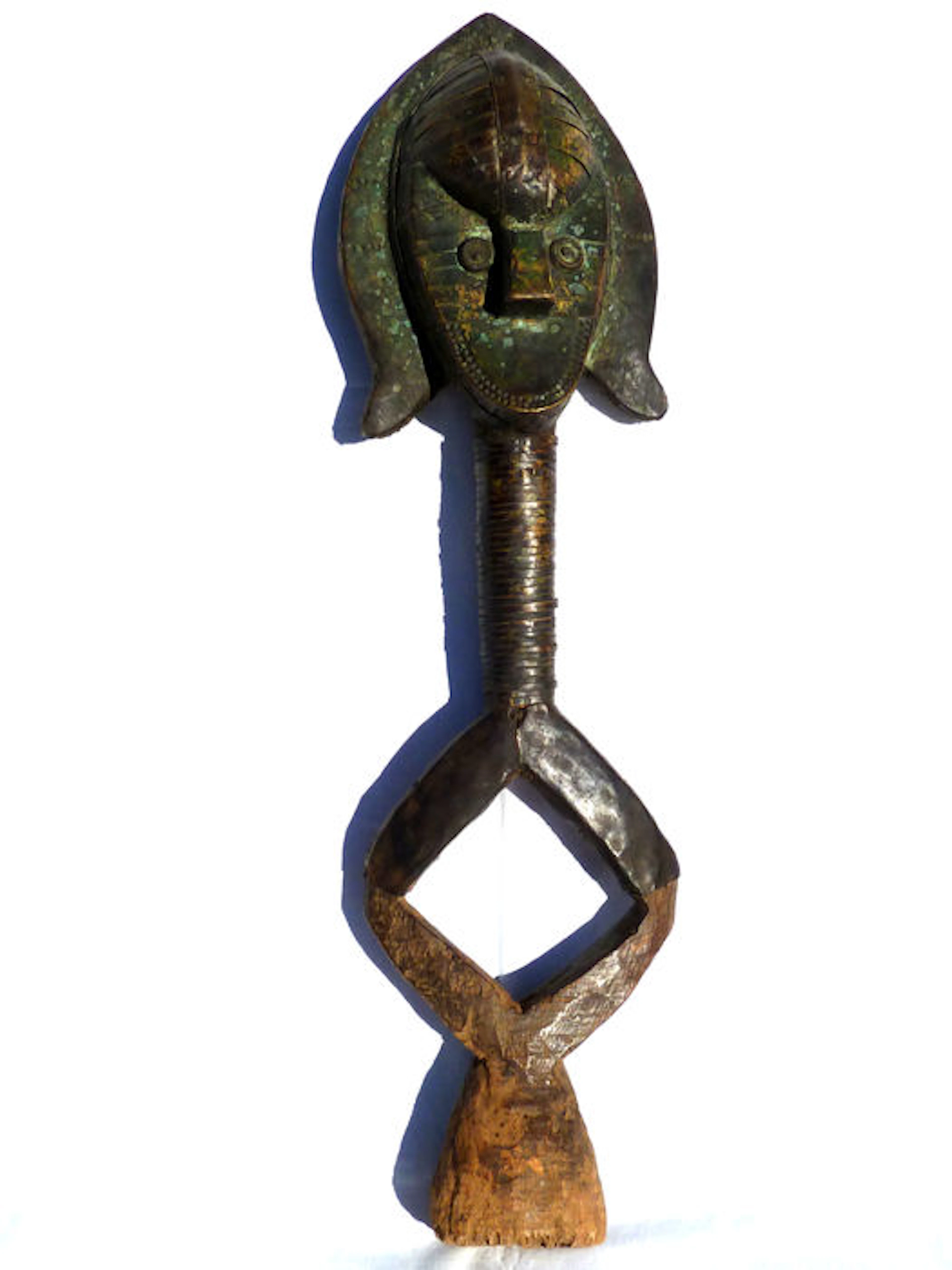 Rare Authentic 'mbulu ngulu' Reliquary Figure - KOTA-SHAMAYE - Ogowe Basin, Gabon
