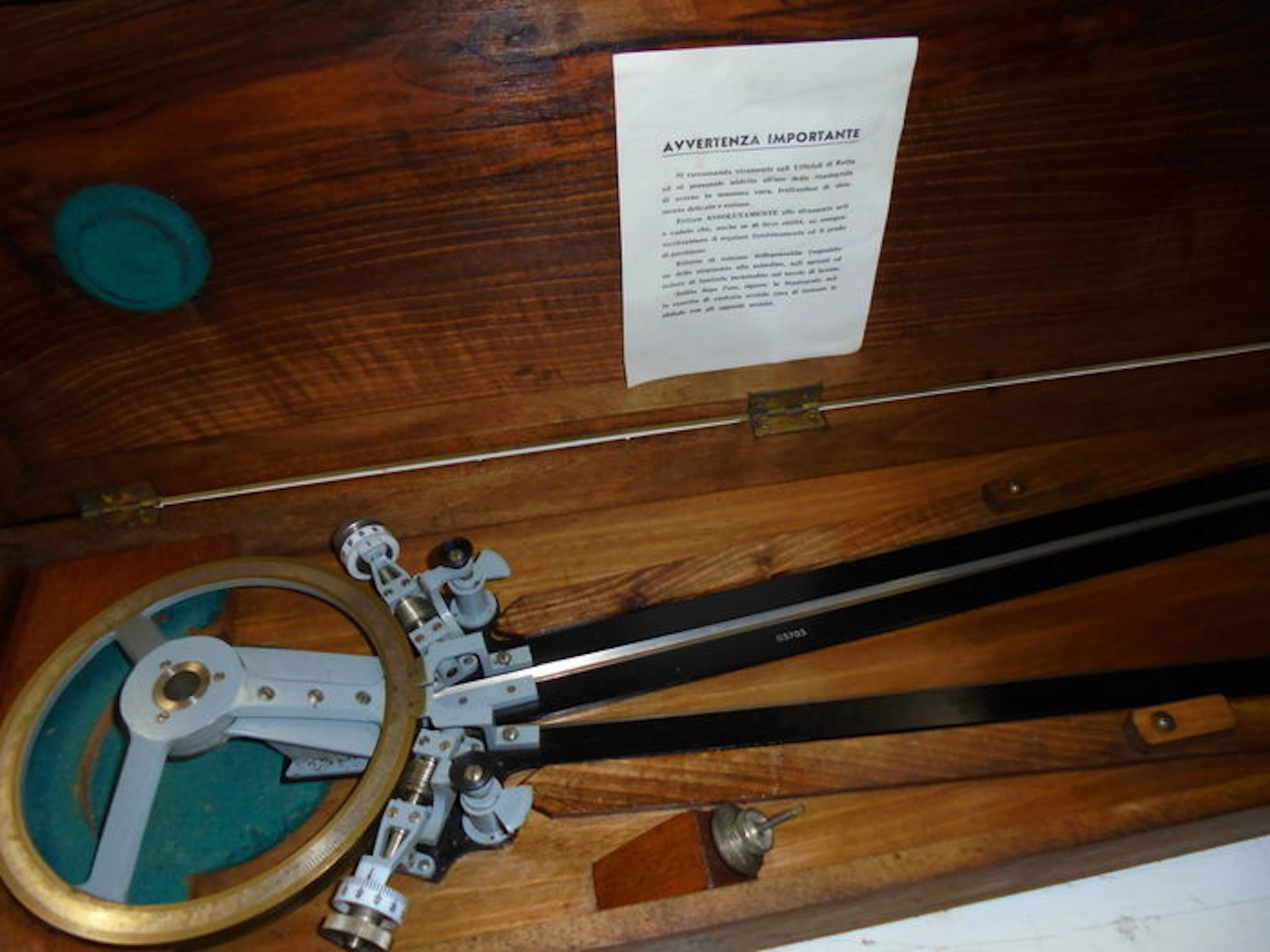 Station pointer, nautical instrument, Italy 1940