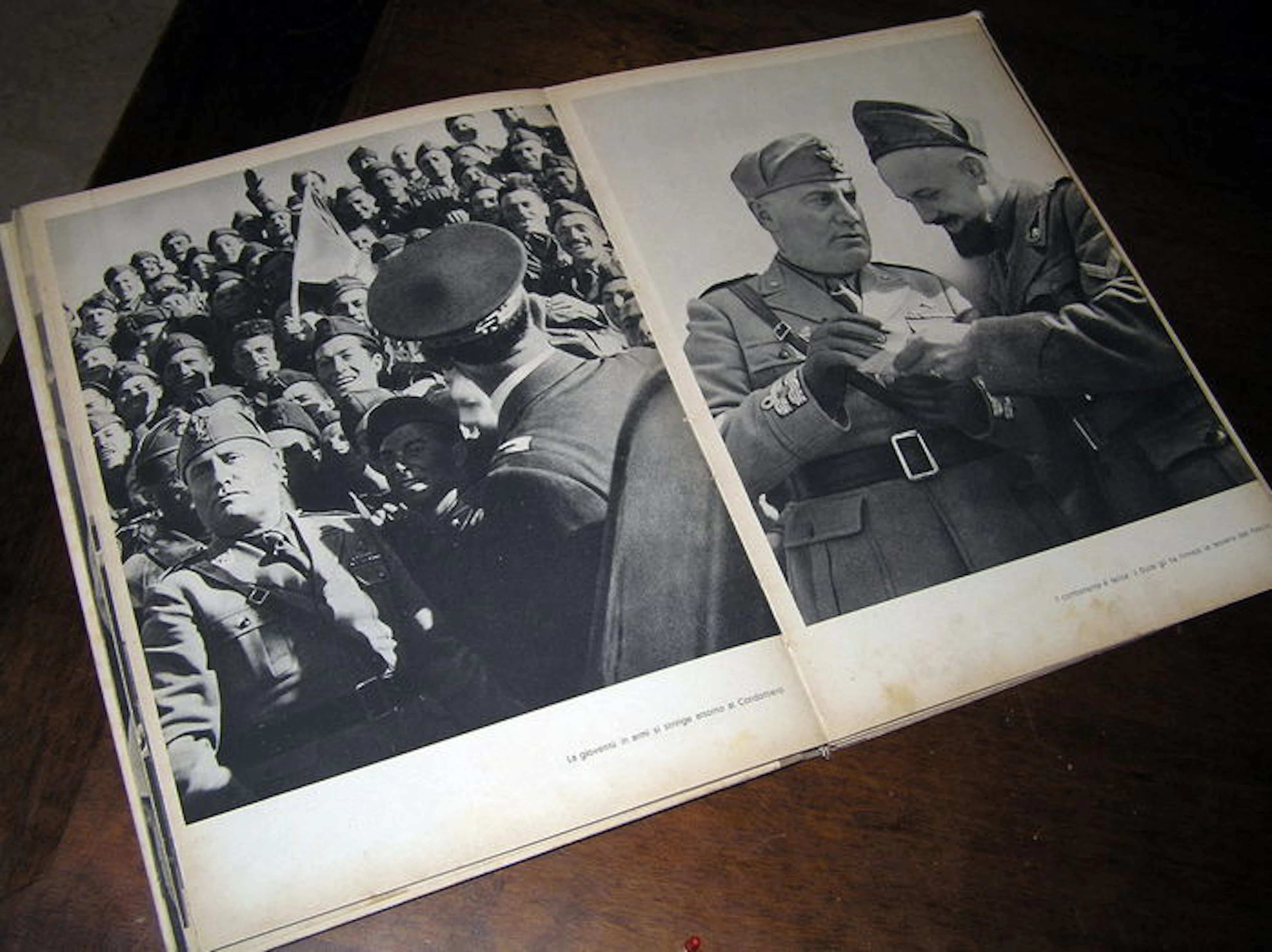 Fascism; Lot of 3 books about Hitler and Mussolini - 1938/1940