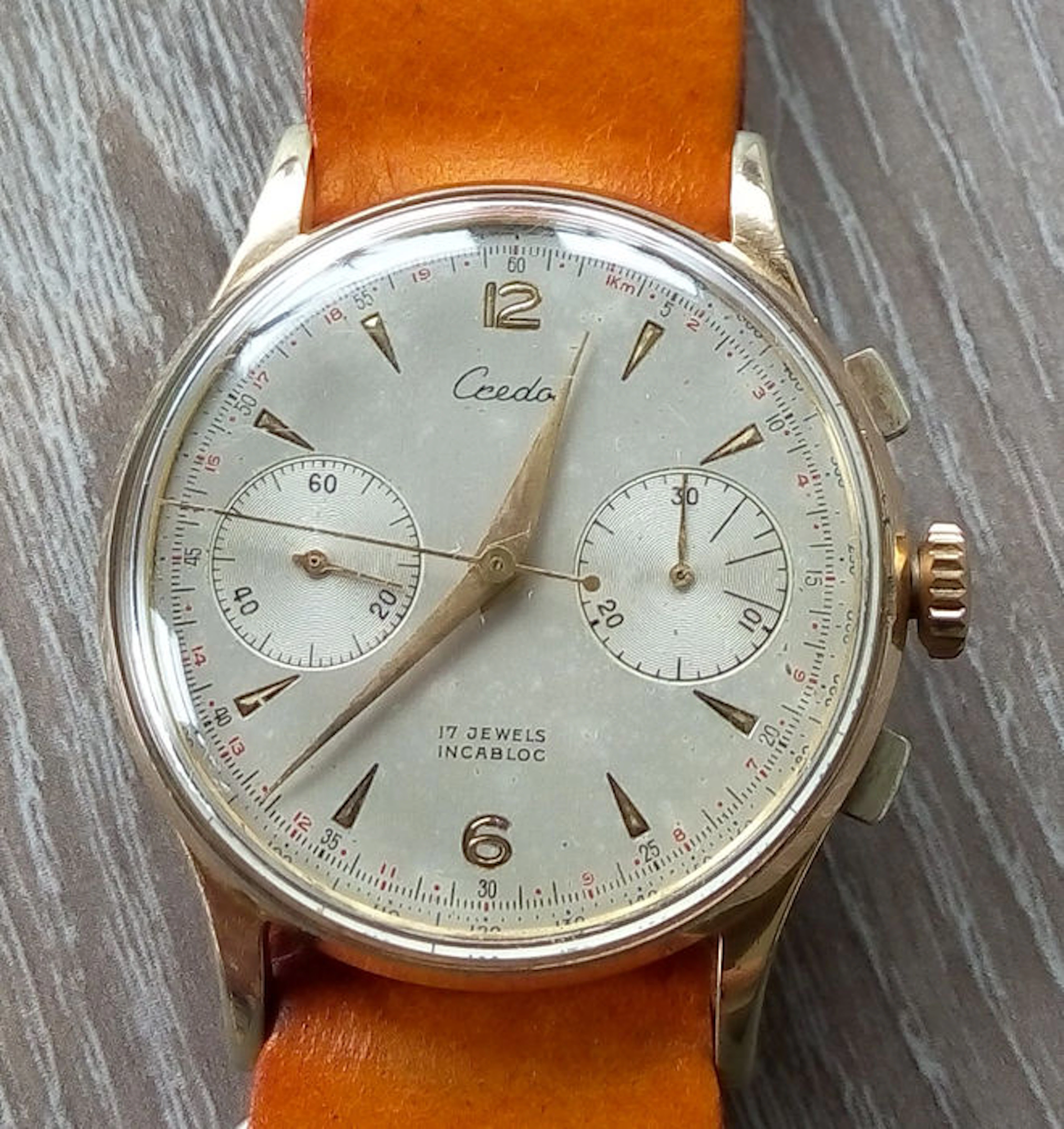 CREDOS chronograph - Men's watch - Vintage - 1950s
