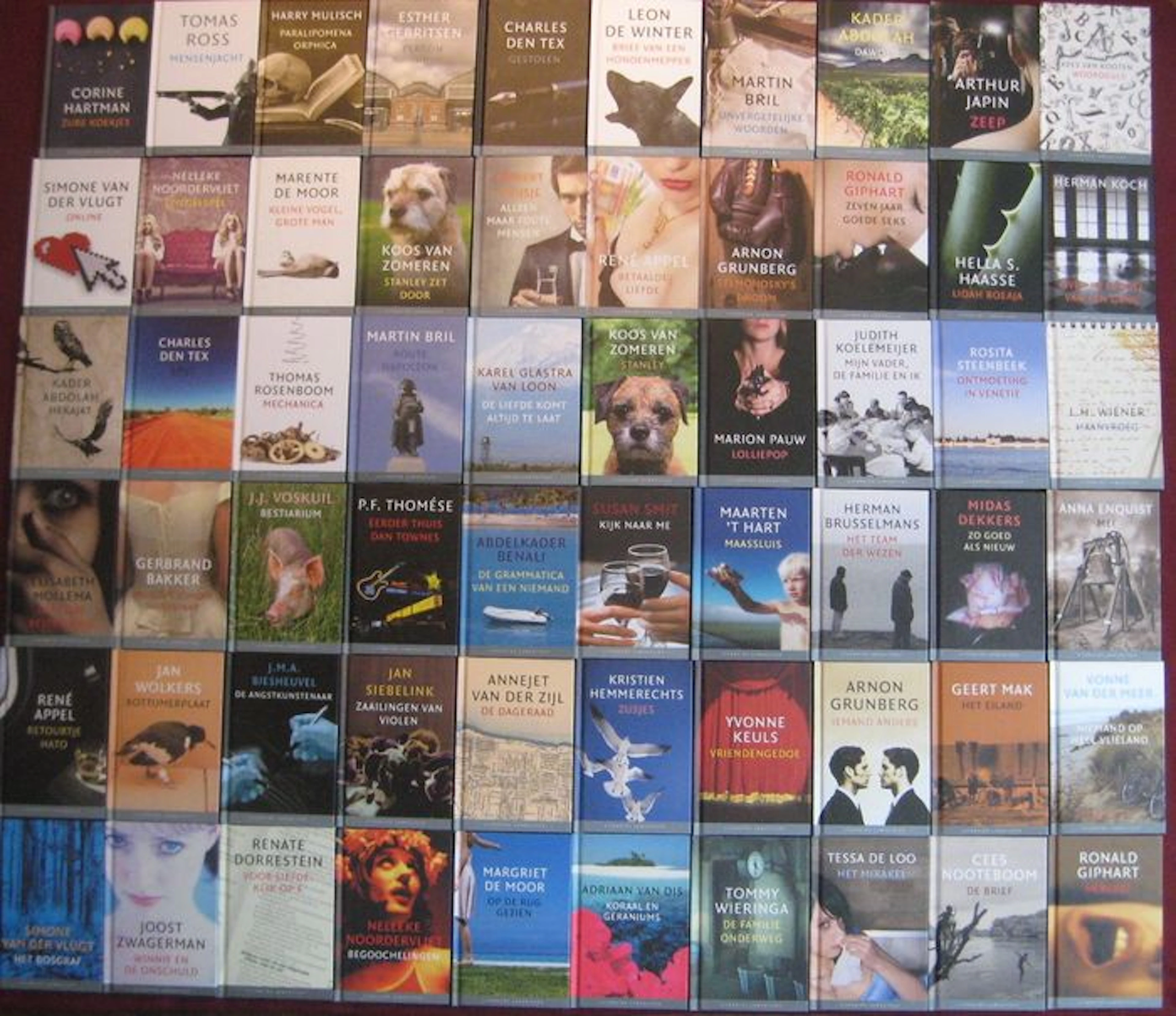 Lot with 60 publications in the series “Literaire juweeltjes” - 2006 / 2016
