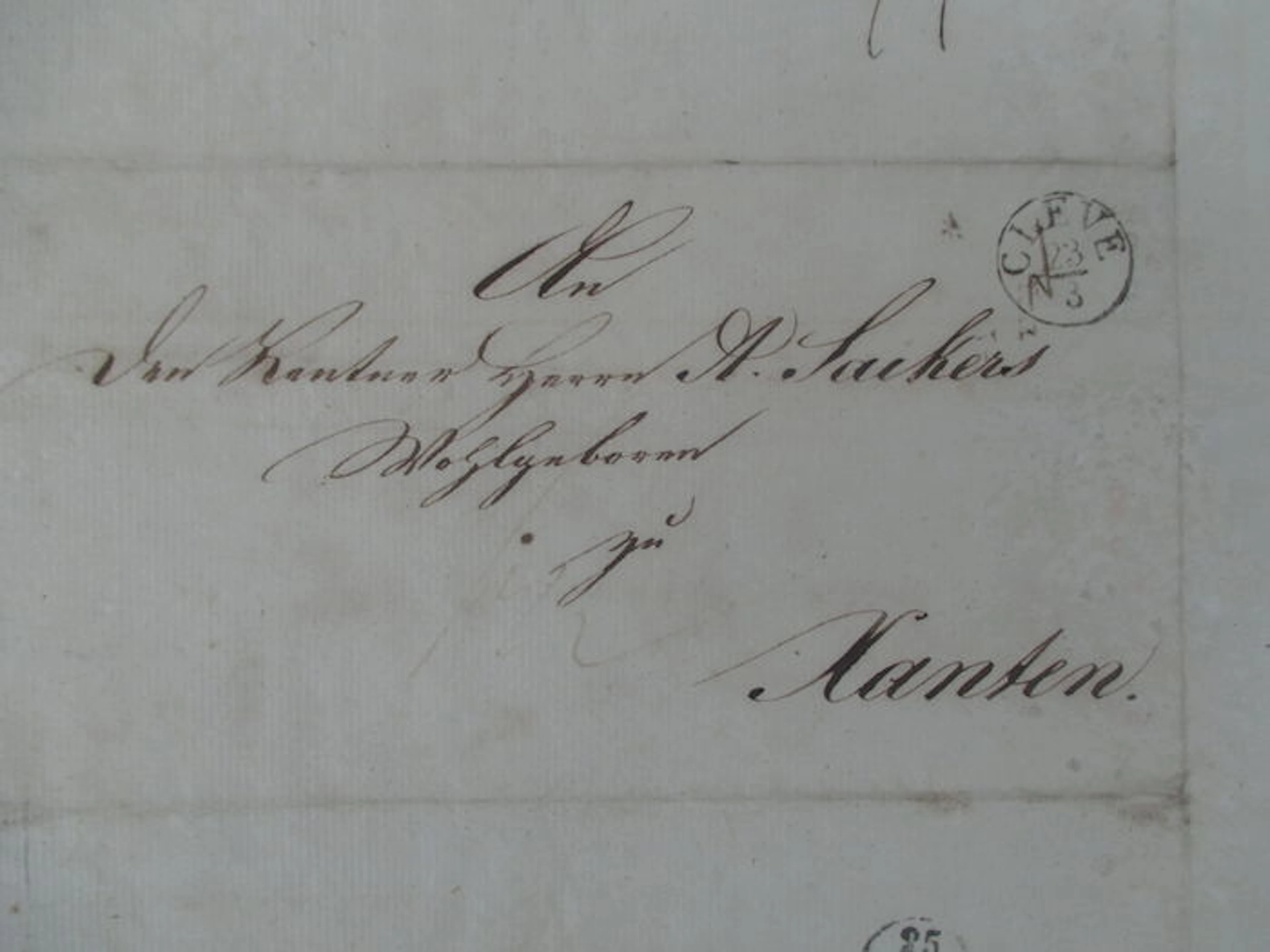 Collektion Xanten - Letters, documents, etc. All handwritten- ca. 1729/1880