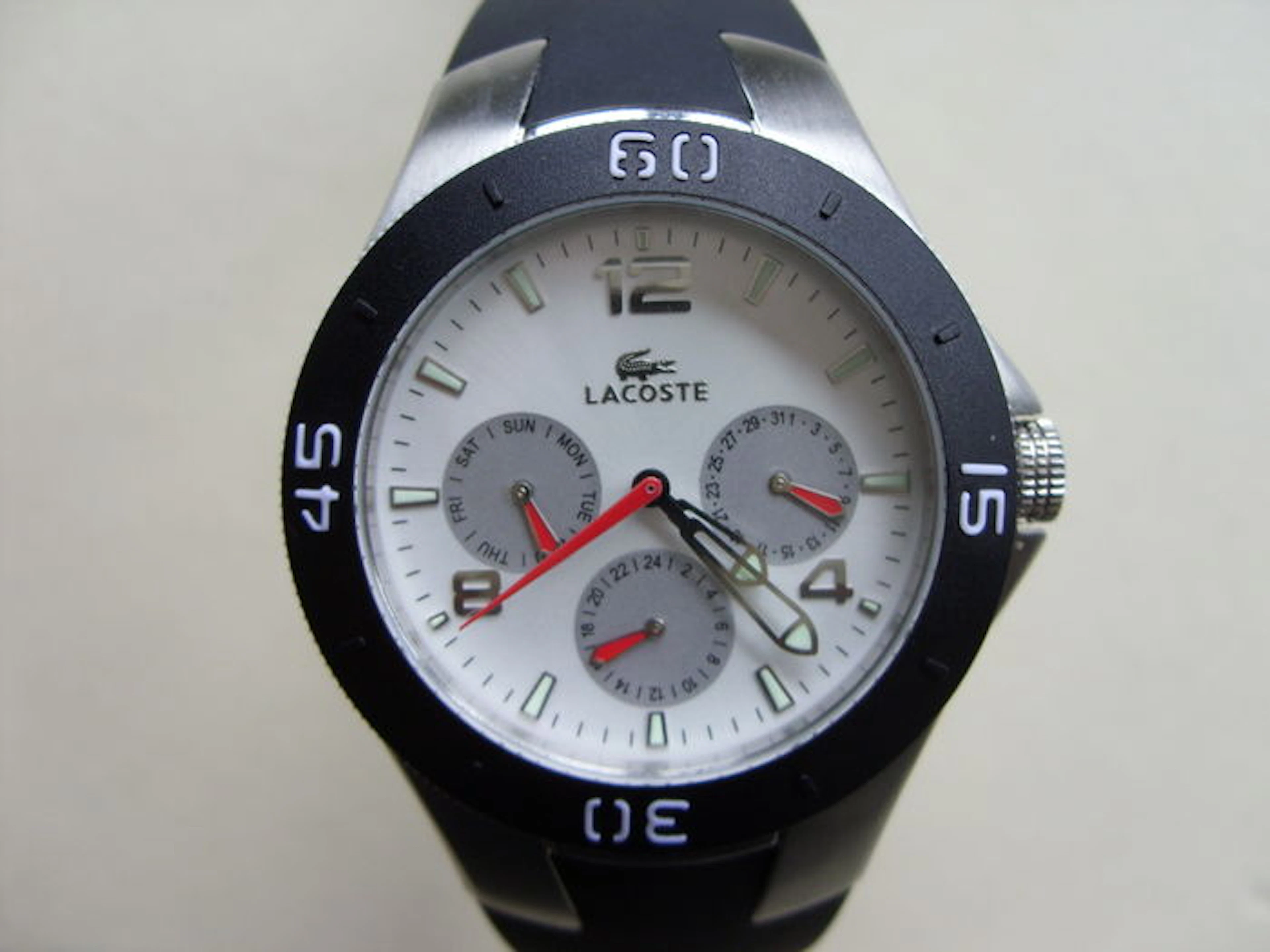 Lacoste 3520D Calendar watch unworn.