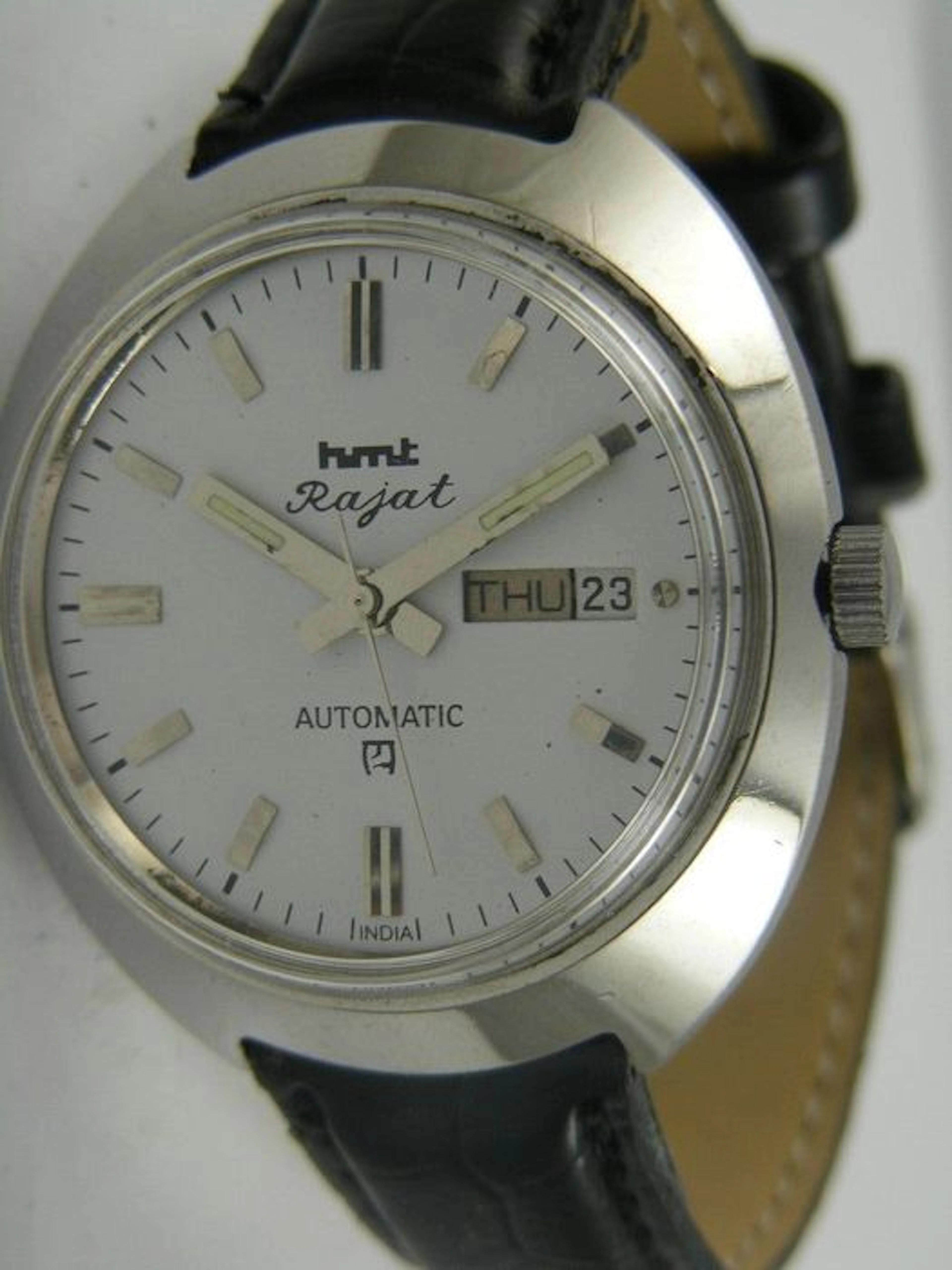 HMT Rajat Automatic Day-Date 21-Jewels Men's Wrist Watch c.1980s’