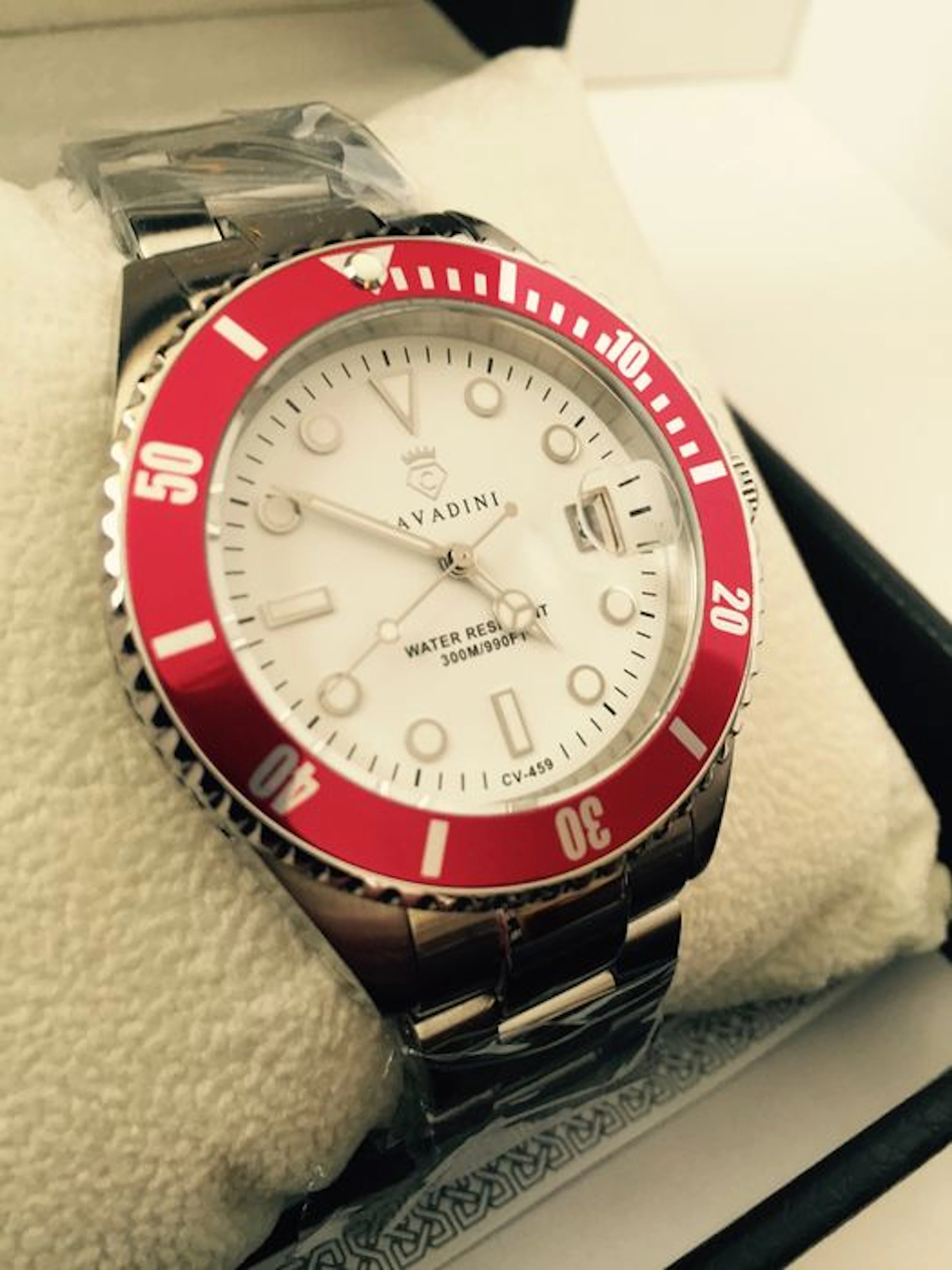 Cavadini "Mirage-Diver 30ATM" – men's wristwatch – 2015