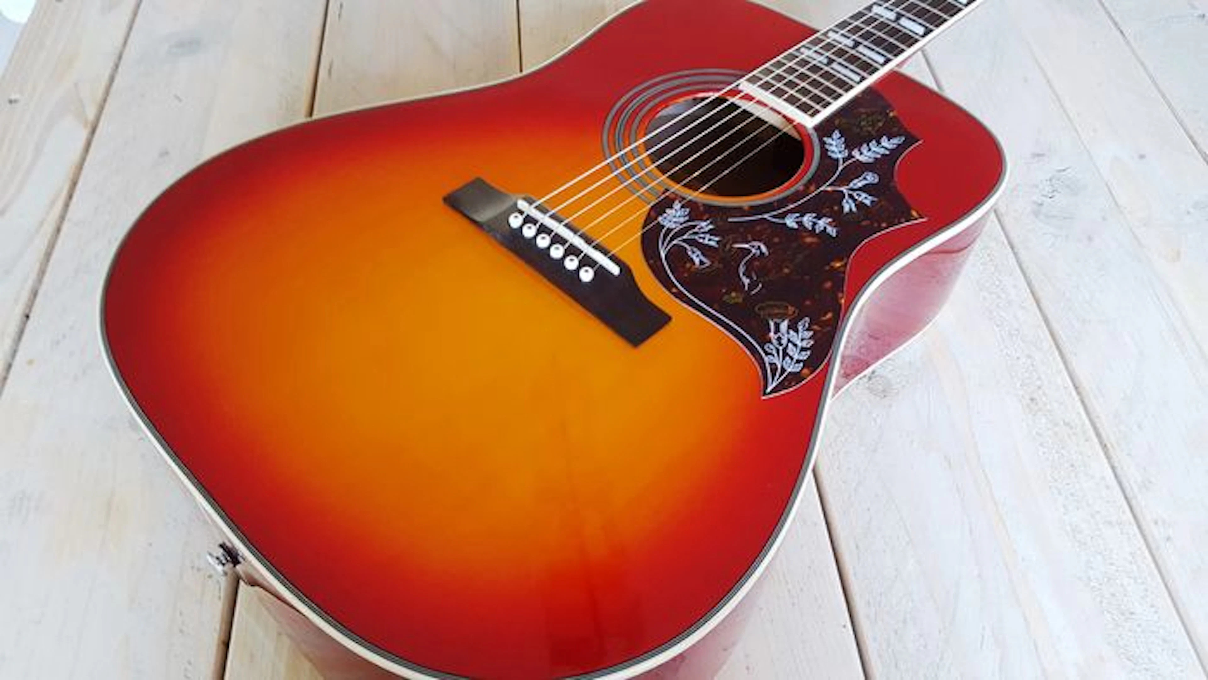 Epiphone Hummingbird/HS as NEW.